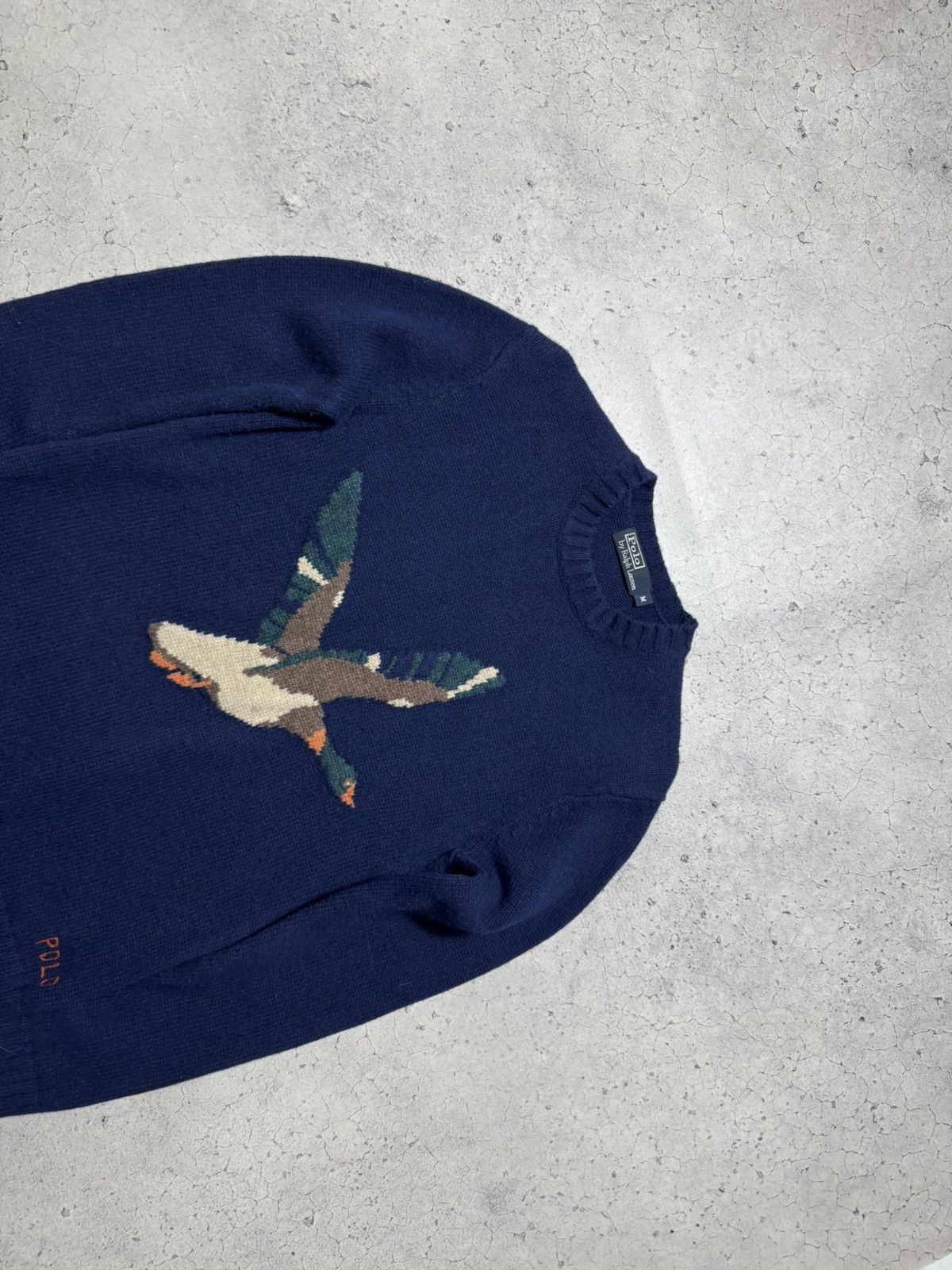 Polo Ralph Lauren Polo Ralph Lauren Wool Duck Sweater Big Logo Size M Vintage Size US M / EU 48-50 / 2 - 6 Thumbnail