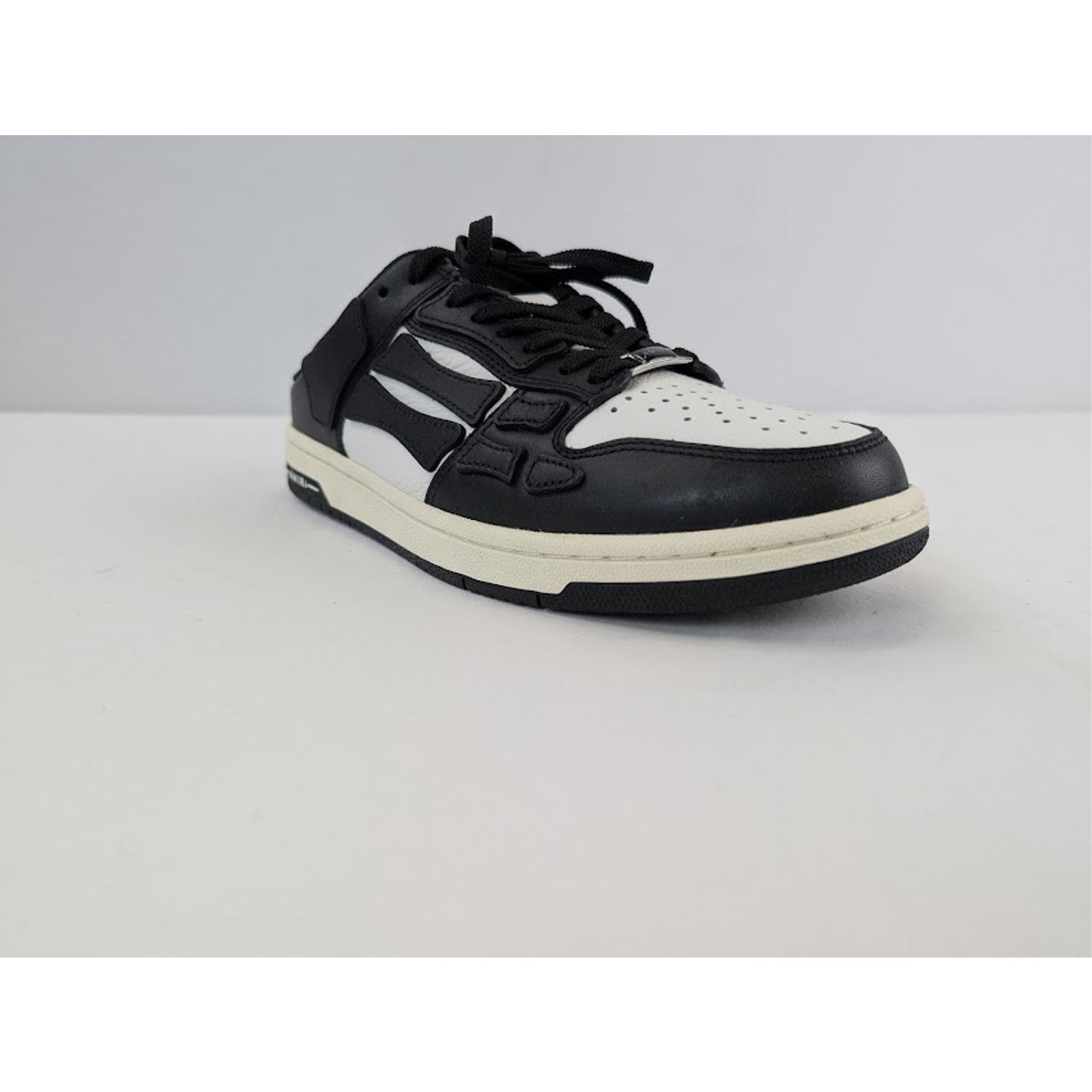 Amiri o1rshd1 Skel Low Top Mule Sneakers in Black / White Size US 10 / EU 43 - 2 Thumbnail