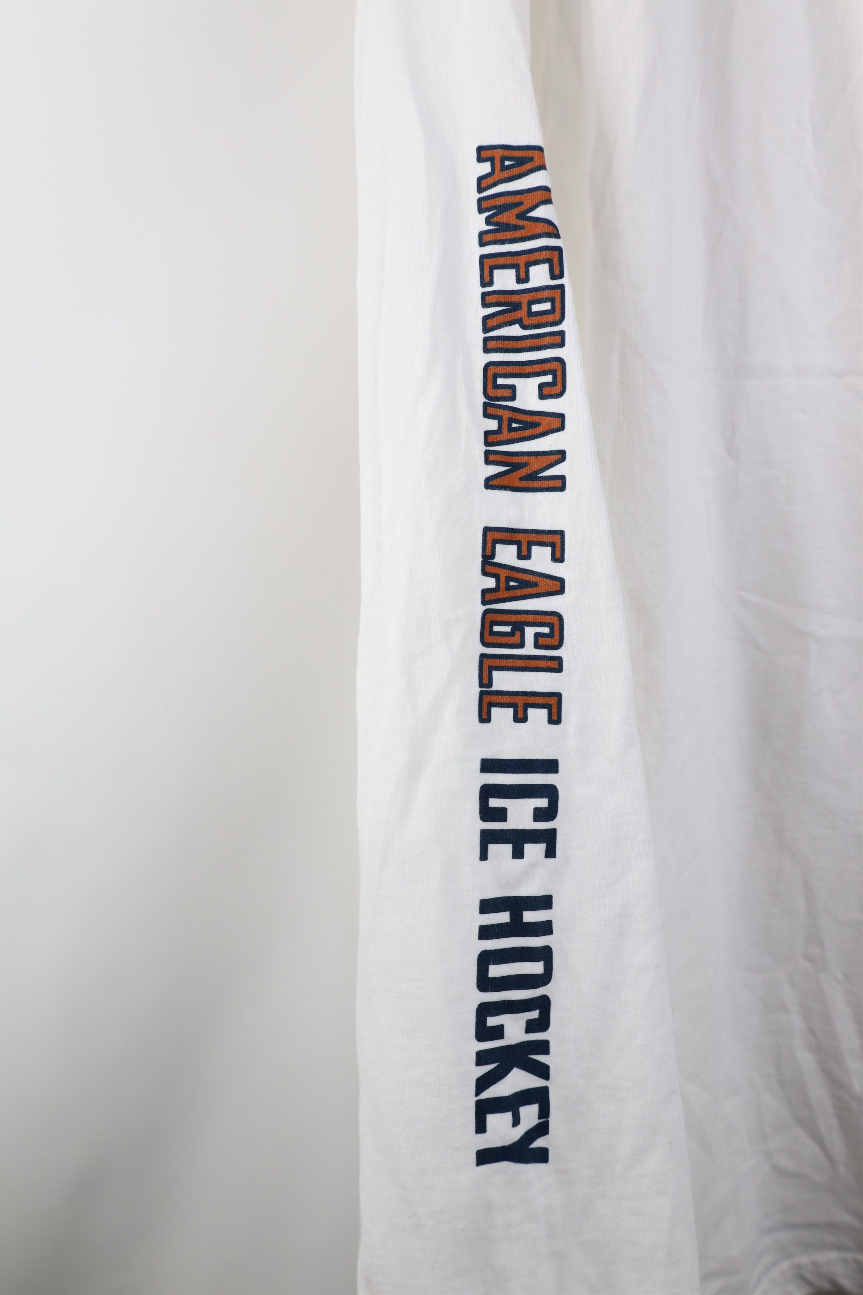 American Eagle Outfitters Vintage 90s Y2K American Eagle Hockey Long Sleeve T-Shirt Size US XL / EU 56 / 4 - 8 Thumbnail