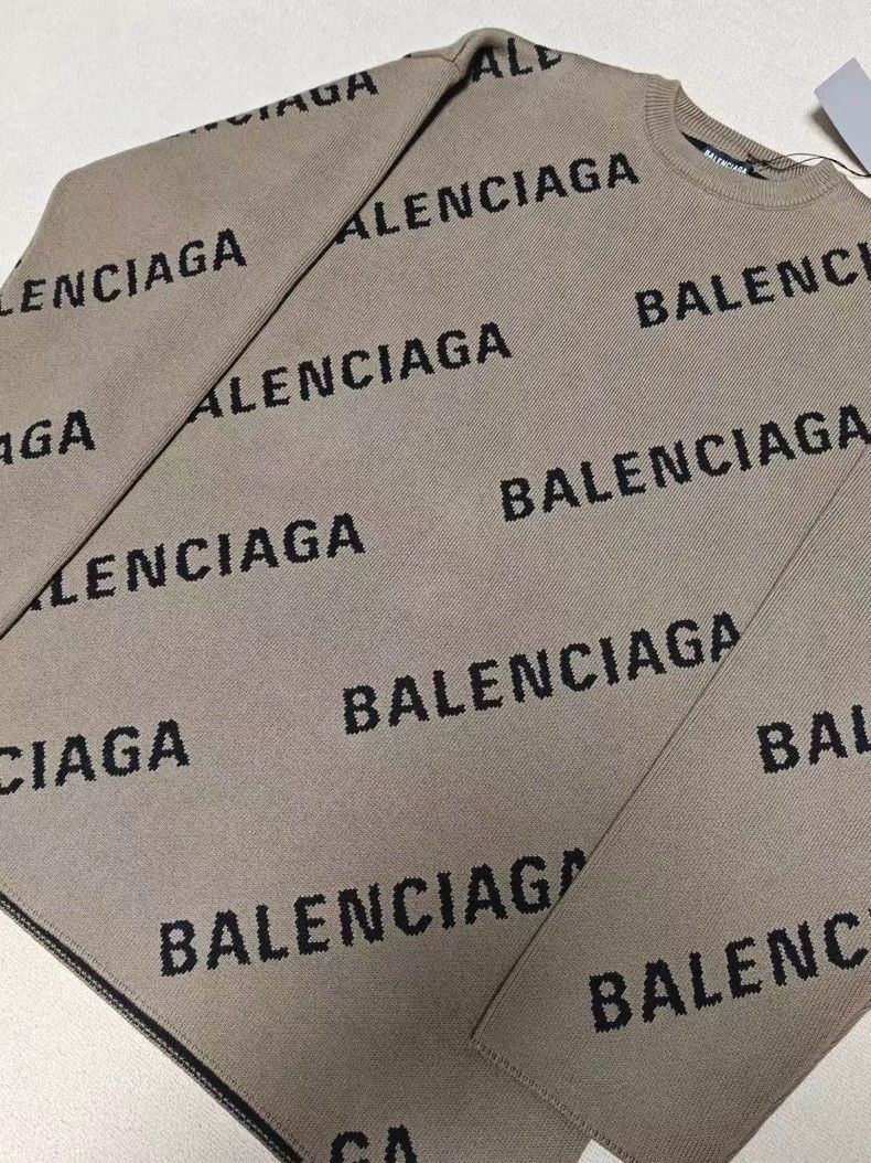 Balenciaga Balenciaga Logo Knit Sweater-2506 Size US M / EU 48-50 / 2 - 3 Thumbnail