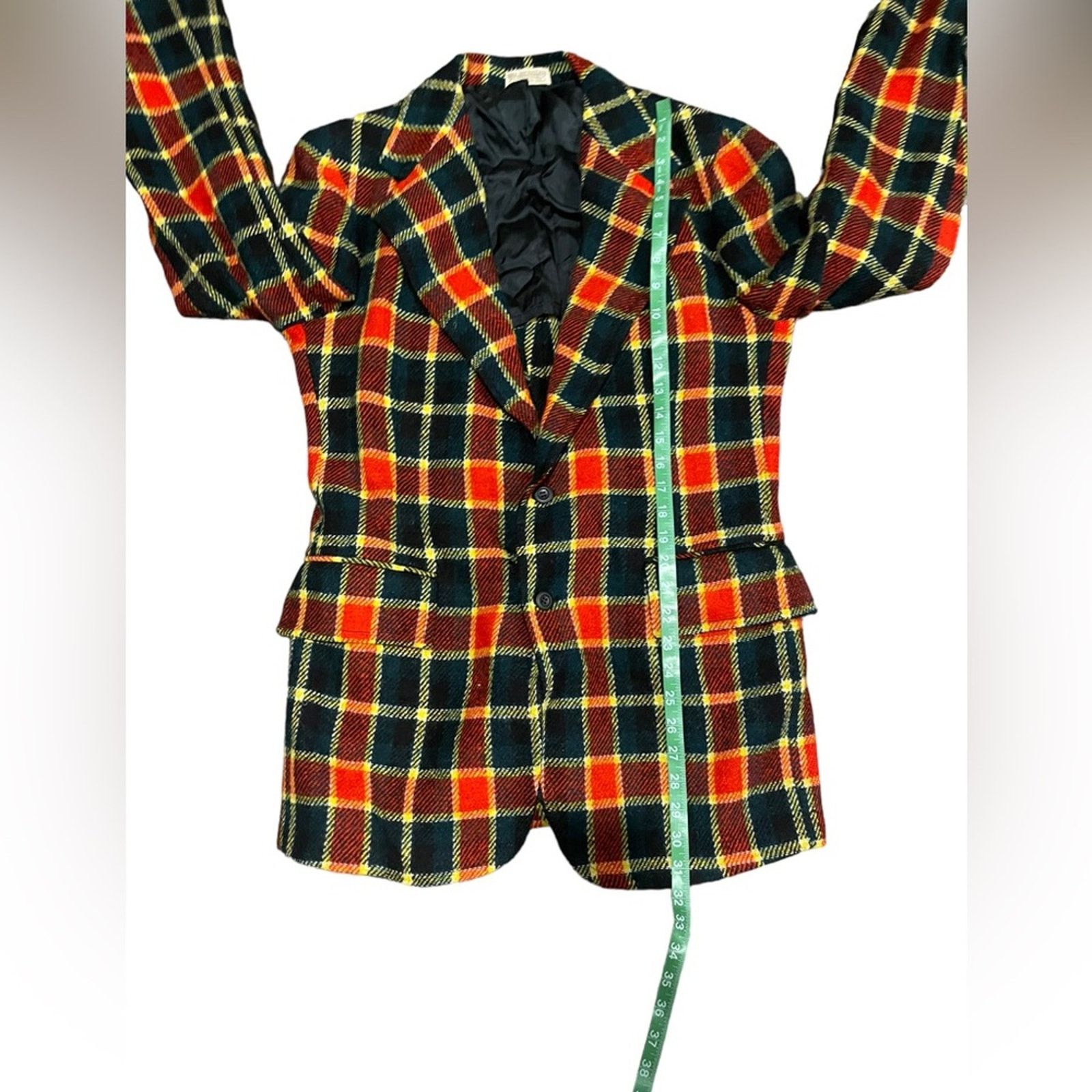 Harris Tweed Harris tweed Wool Blend Blazer Jacket Red Check Size Medium Size US M / EU 48-50 / 2 - 8 Thumbnail