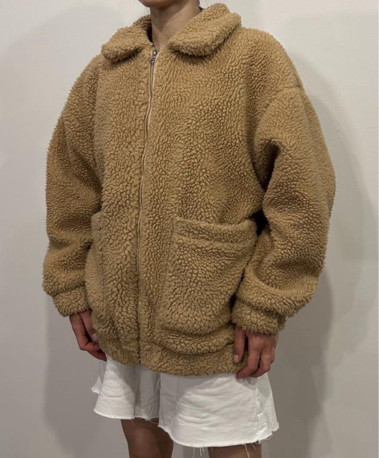 I.AM.GIA I am Gia Faux Fur Teddy Jacket Beige Size XS Size XS / US 0-2 / IT 36-38 - 1 Thumbnail