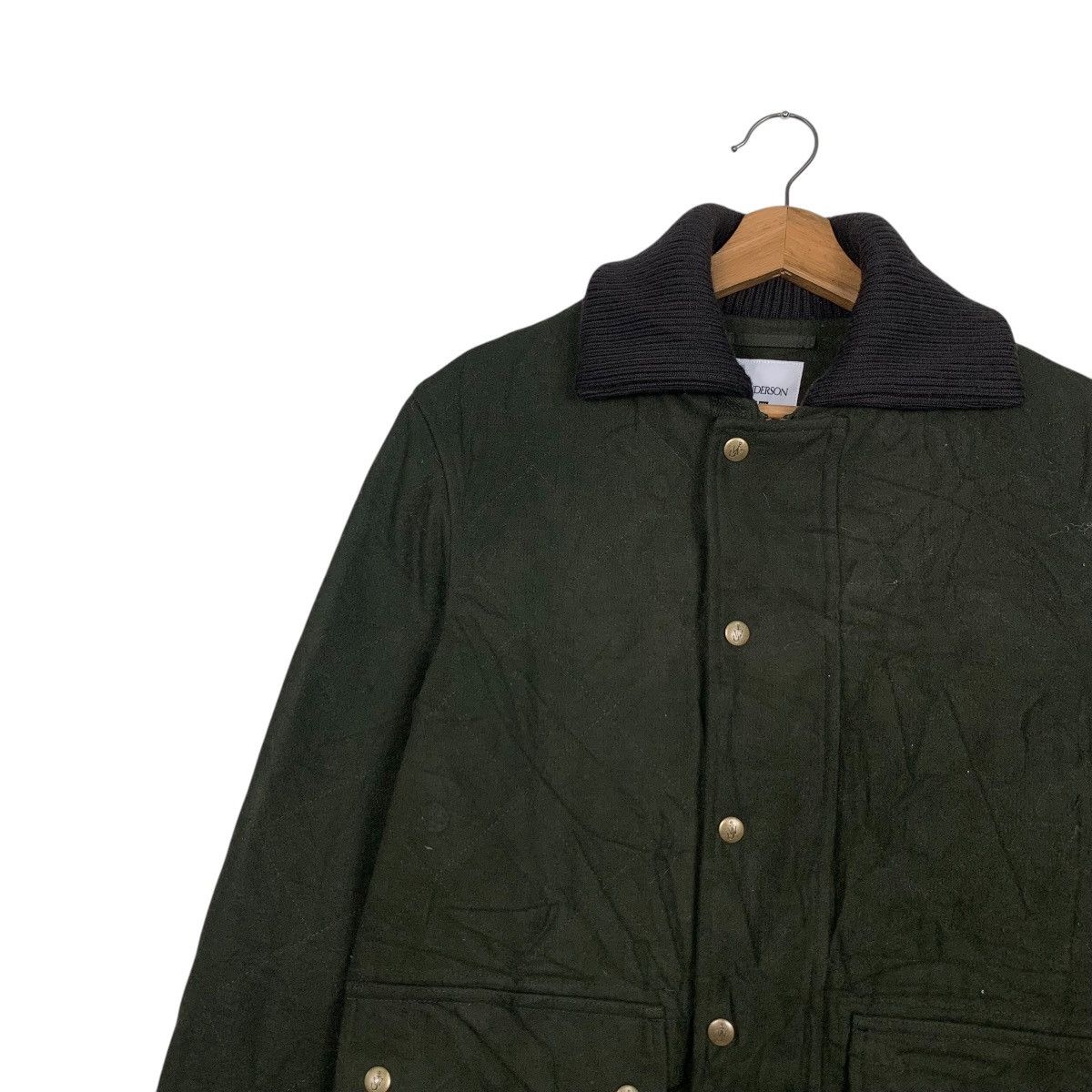 JW Anderson × Uniqlo JW ANDERSON Dark Green Wool Rancher Jacket #2744-C124 Size US S / EU 44-46 / 1 - 3 Thumbnail