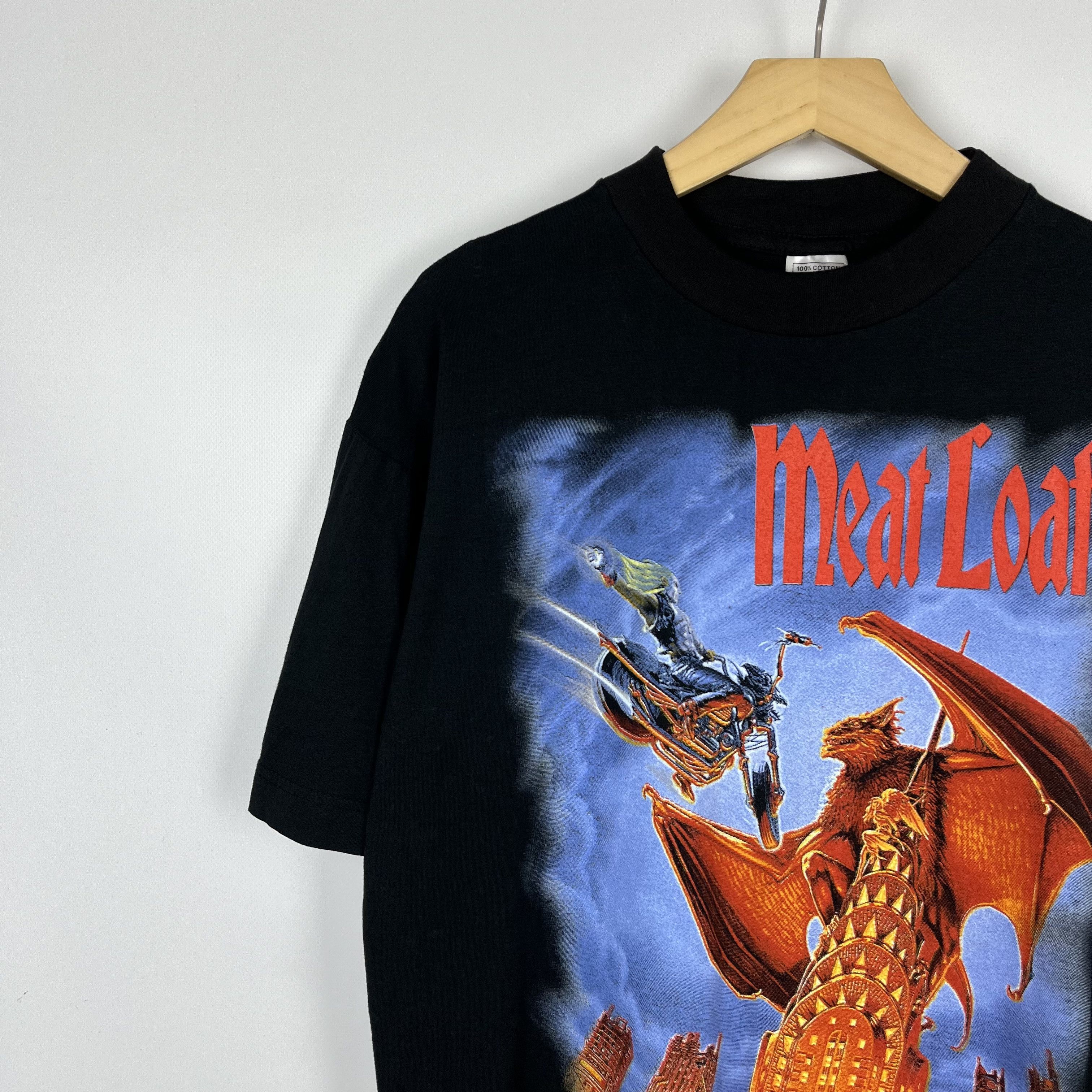 Band Tees Vintage Meat Loaf Rare Rock Band T Shirt 1993 Size US L / EU 52-54 / 3 - 5 Thumbnail