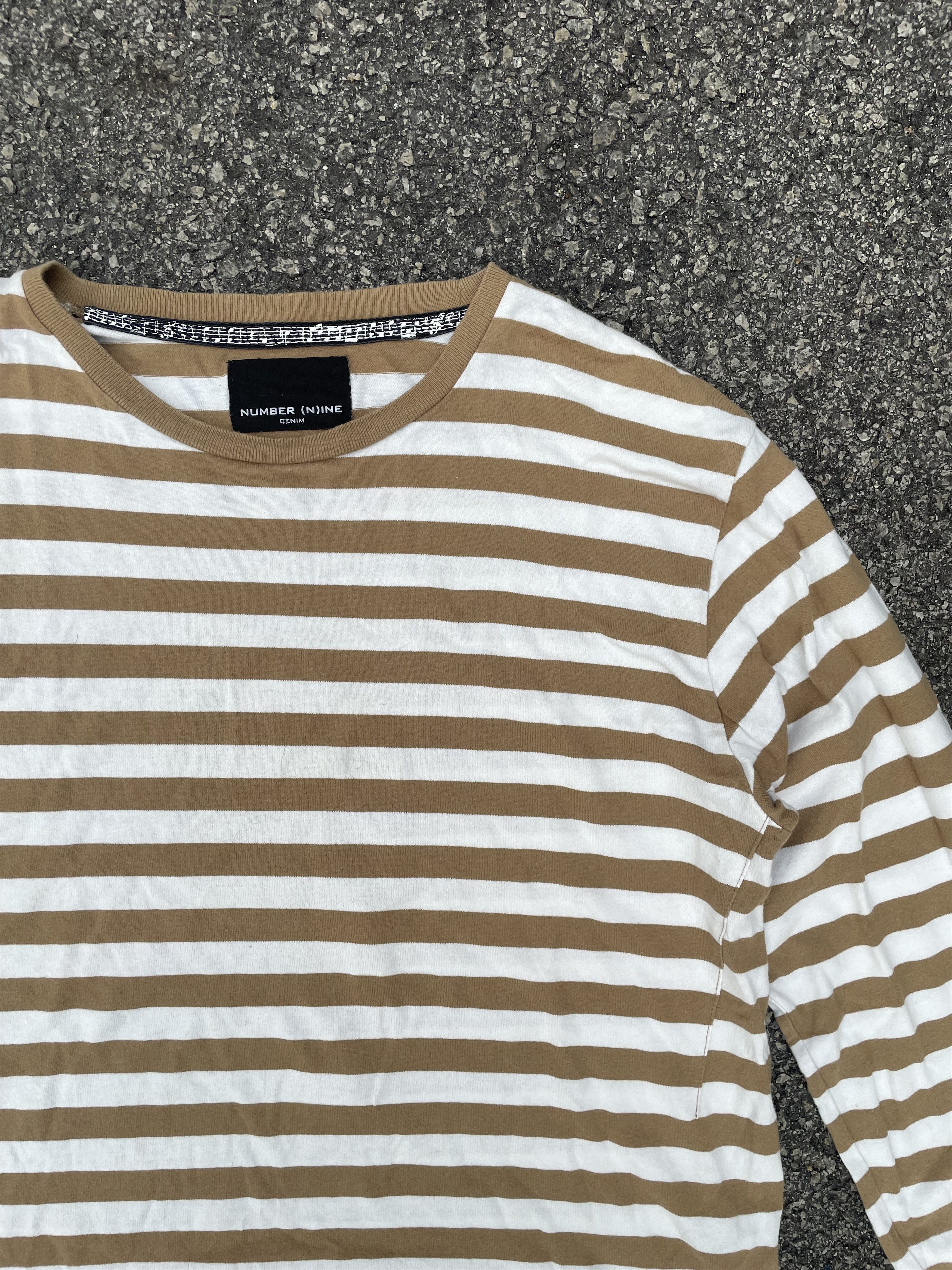 Number (N)ine Number(N)ine Striped Longsleeve tee Size US M / EU 48-50 / 2 - 2 Thumbnail