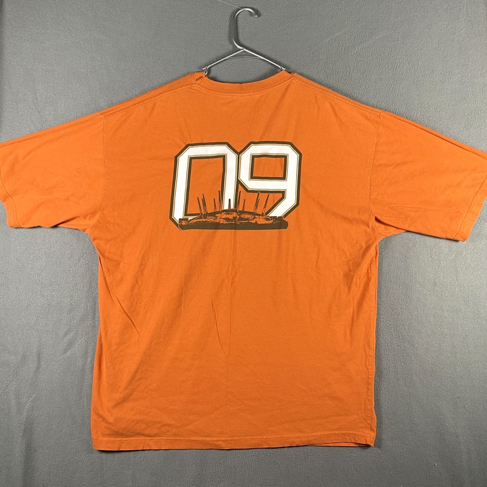 Akademiks Akademiks Shirt Mens 3XL Orange Zero-Nine Builders Society Graphic Tee Urban Size US XXL / EU 58 / 5 - 2 Thumbnail