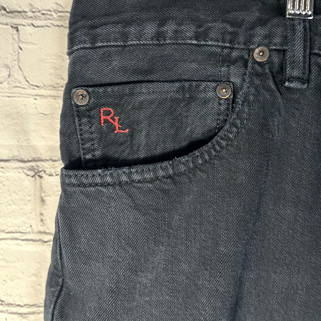 Polo Ralph Lauren VINTAGE Polo Ralph Lauren Jeans 46 Black 30 100% Cotton Mens Classic 867 Straight Leg Hudson 867 Inseam 30 Mens Size US XXL / EU 58 / 5 - 3 Thumbnail