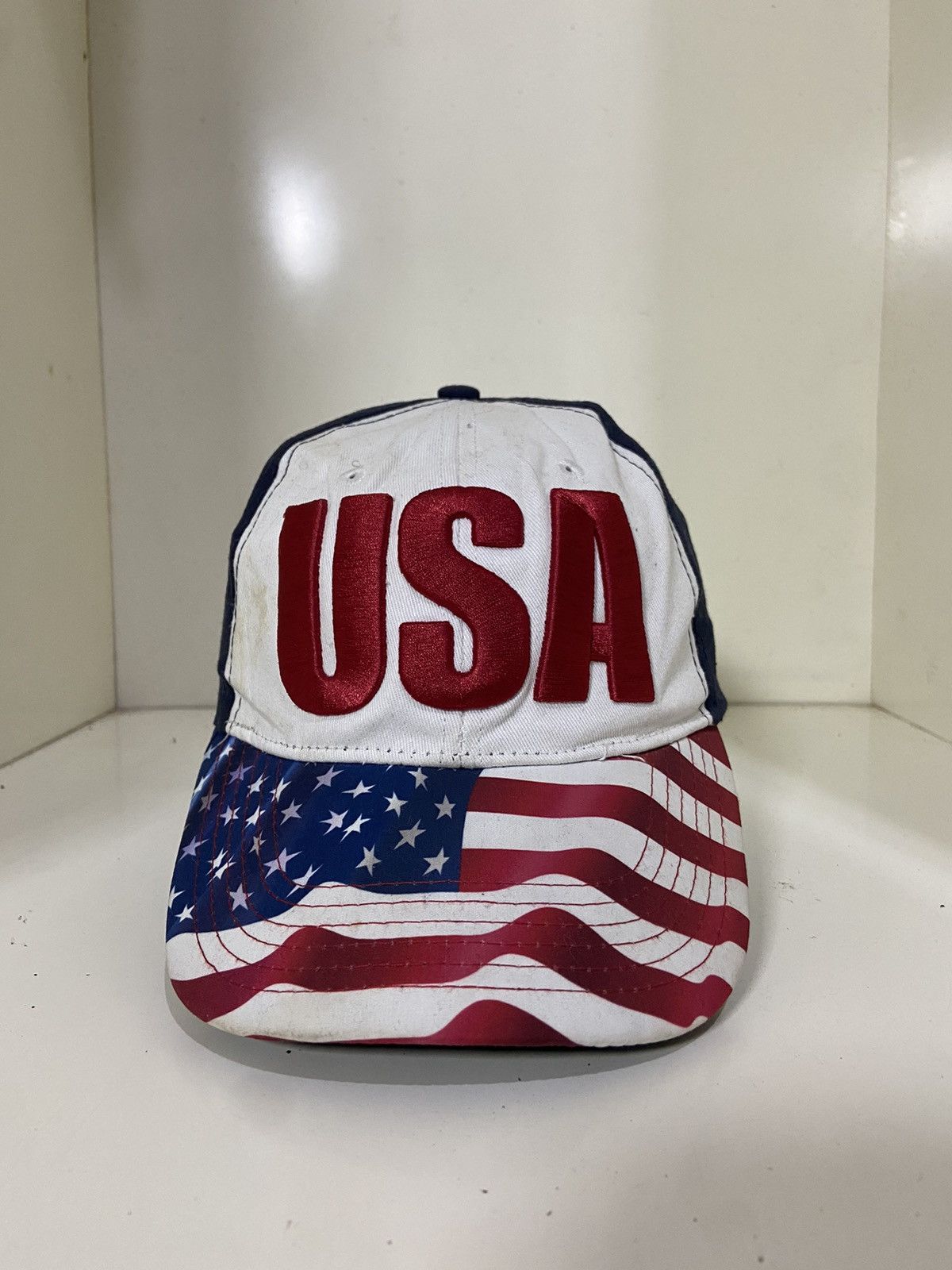 Hysteric Glamour × Japanese Brand American crown hat embroidered USA flag Big logo Size ONE SIZE - 1 Thumbnail