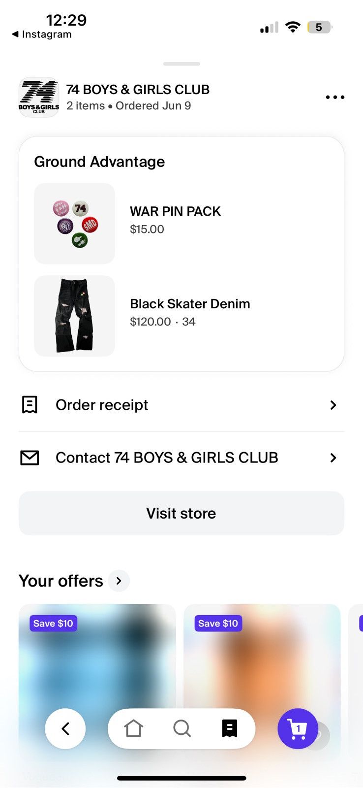Other 74 is war skater denim Size US 34 / EU 50 - 1 Preview