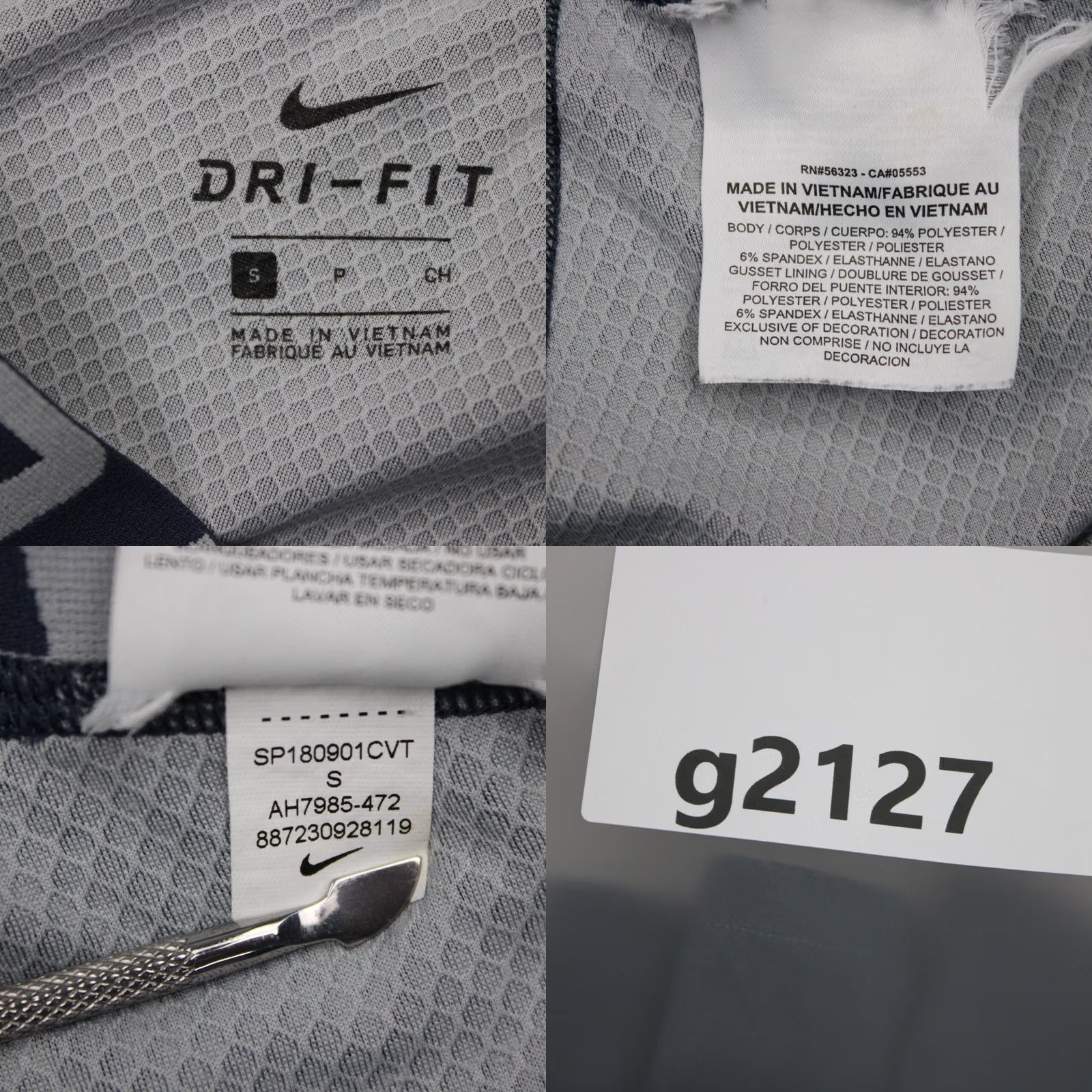 Nike Nike Pro Dri-Fit Max Pants Mens Small Blue Nike Pro Stretch Skin Tight Athletic Inseam 28" Shorts? Size US 29 - 9 Thumbnail