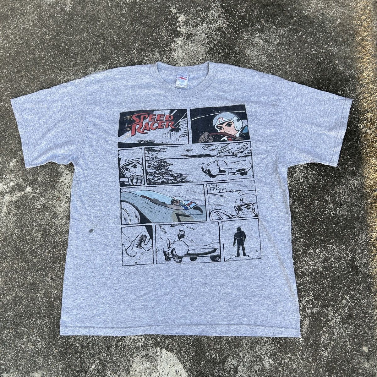 Anime Vintage Speed Racer Manga Tshirt Size US L / EU 52-54 / 3 - 1 Thumbnail