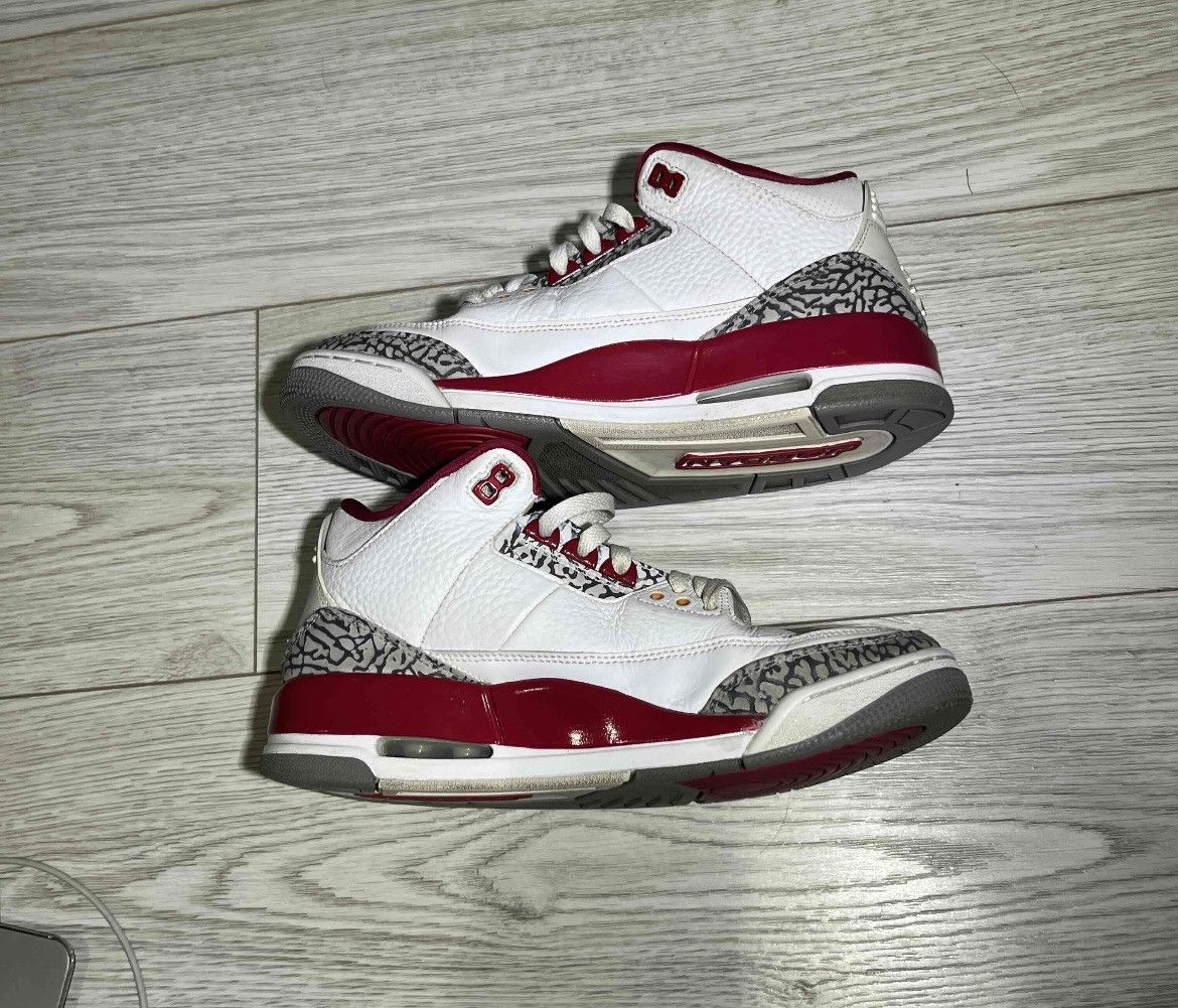 Jordan Brand jordan 3 cardinal red size 9 Size US 9 / EU 42 - 2 Thumbnail