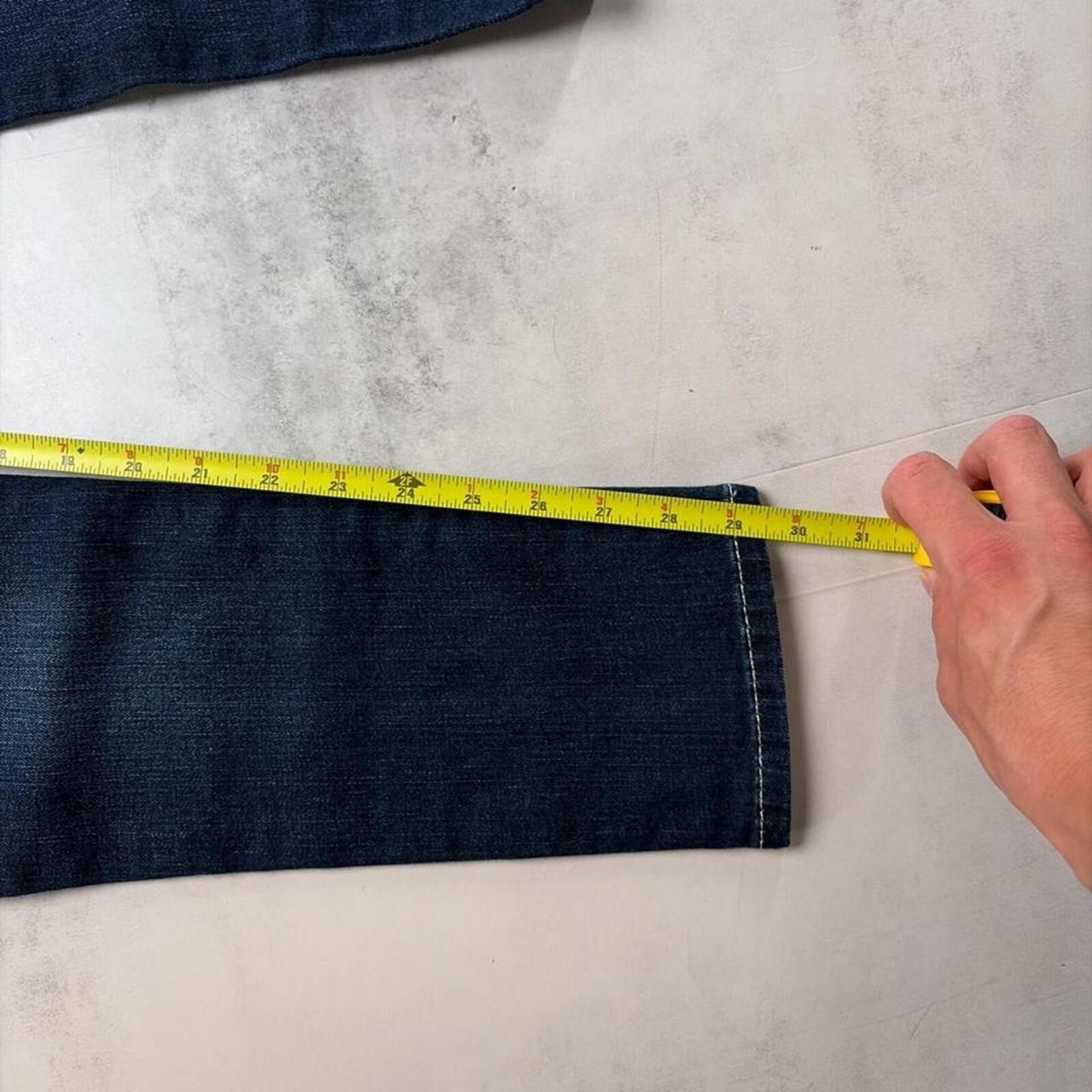 Other Y2K Dark Wash Miss Me Grunge Gothic Skinny Denim Jeans Size 30" / US 8 / IT 44 - 7 Thumbnail