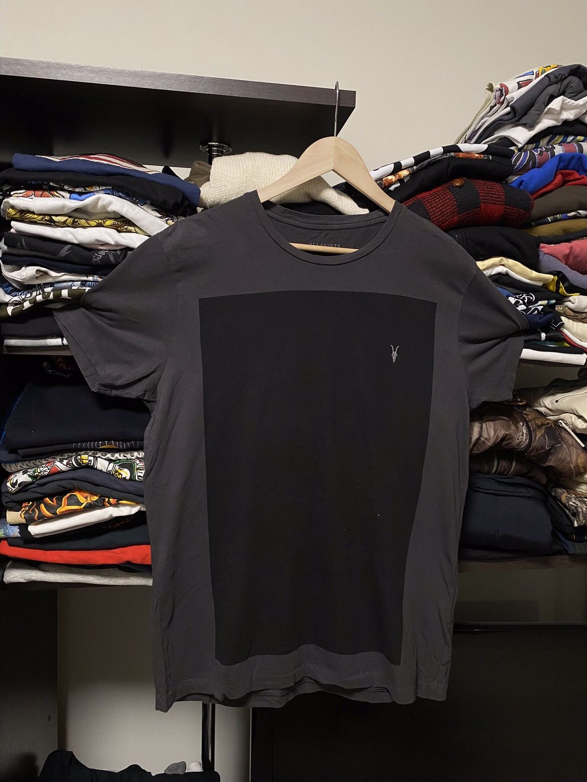 Allsaints × Vintage Vintage Y2K Allsaints Tee Logo Luxury Size US L / EU 52-54 / 3 - 2 Thumbnail
