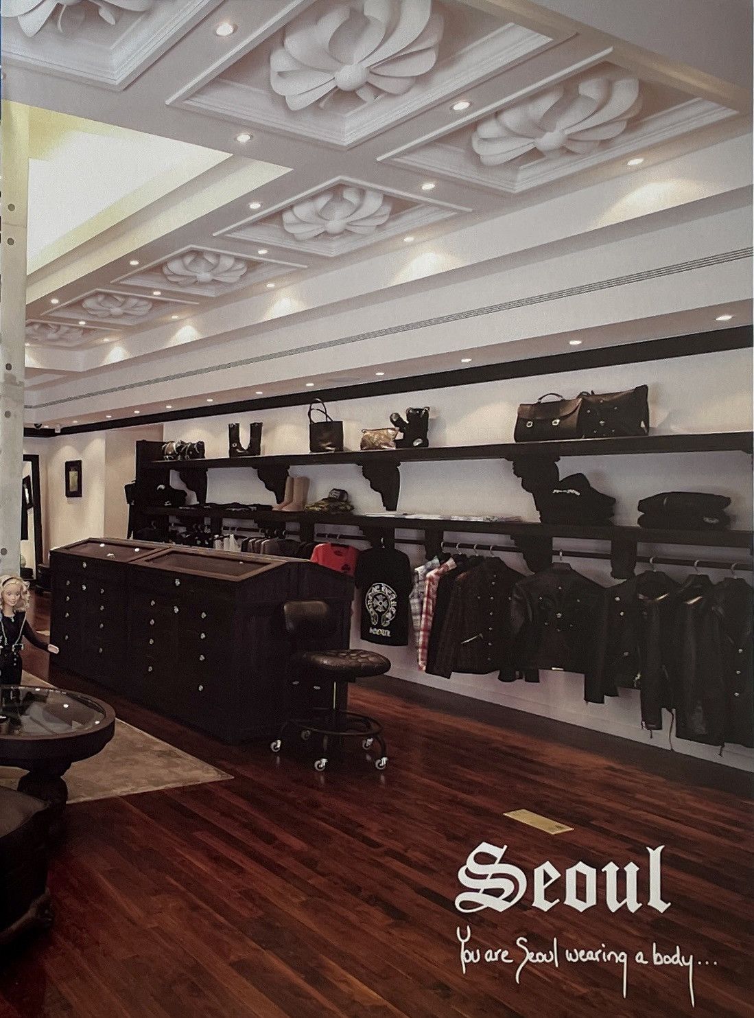 Chrome Hearts Chrome Hearts Seoul store photo 9x11 Poster framed Size ONE SIZE - 2 Thumbnail