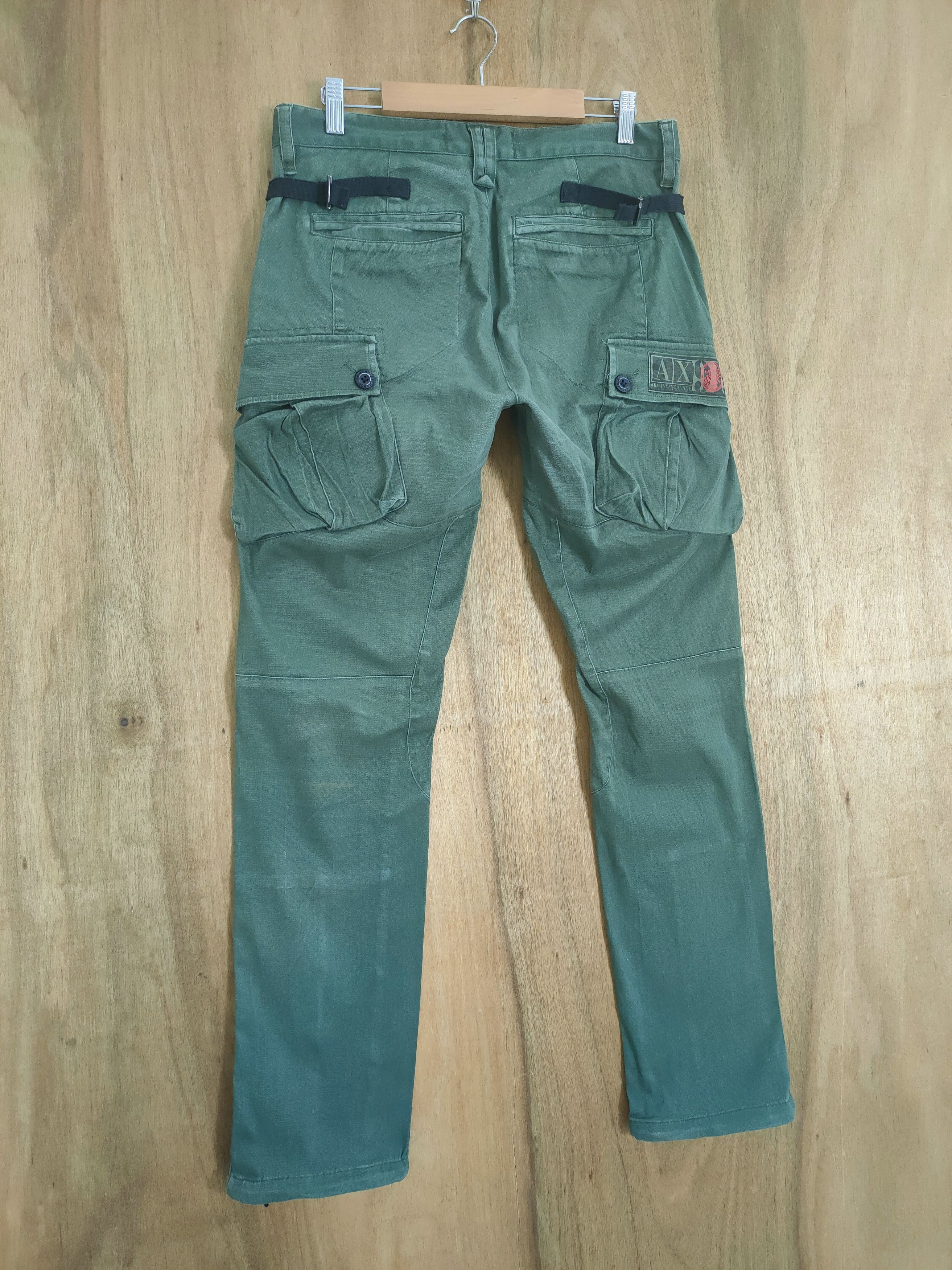 Armani Exchange VINTAGE ARMANI EXCHANGE BONDAGE CARGO PANTS Size US 31 - 1 Thumbnail