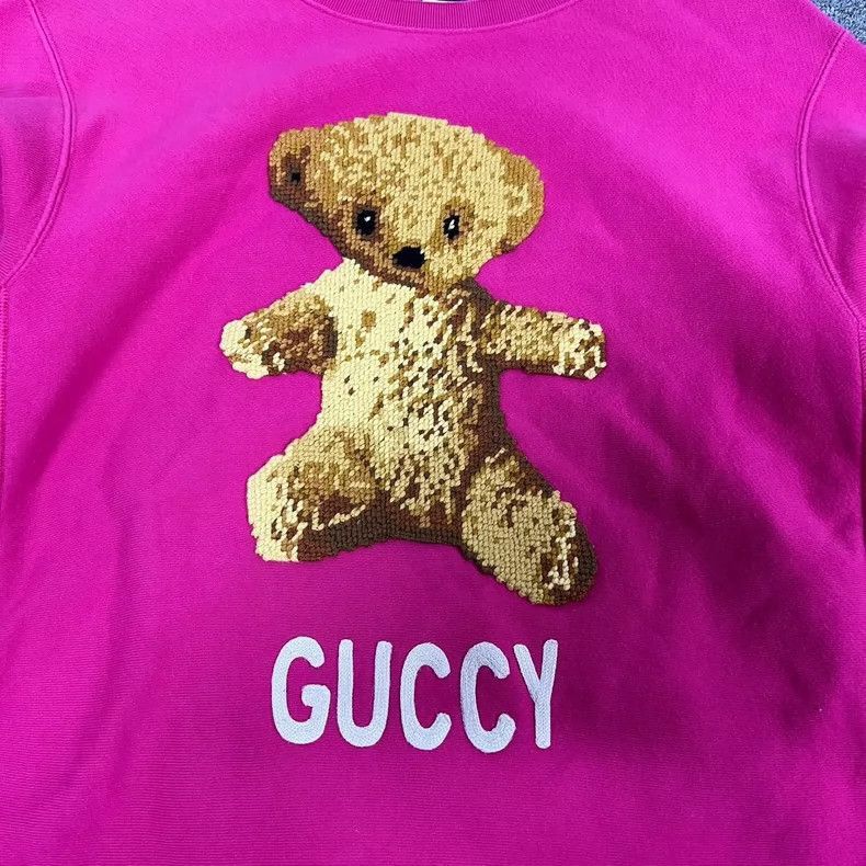Gucci Gucci Teddy Bear Pink Sweater Pullover-2506 Size M / US 6-8 / IT 42-44 - 5 Thumbnail