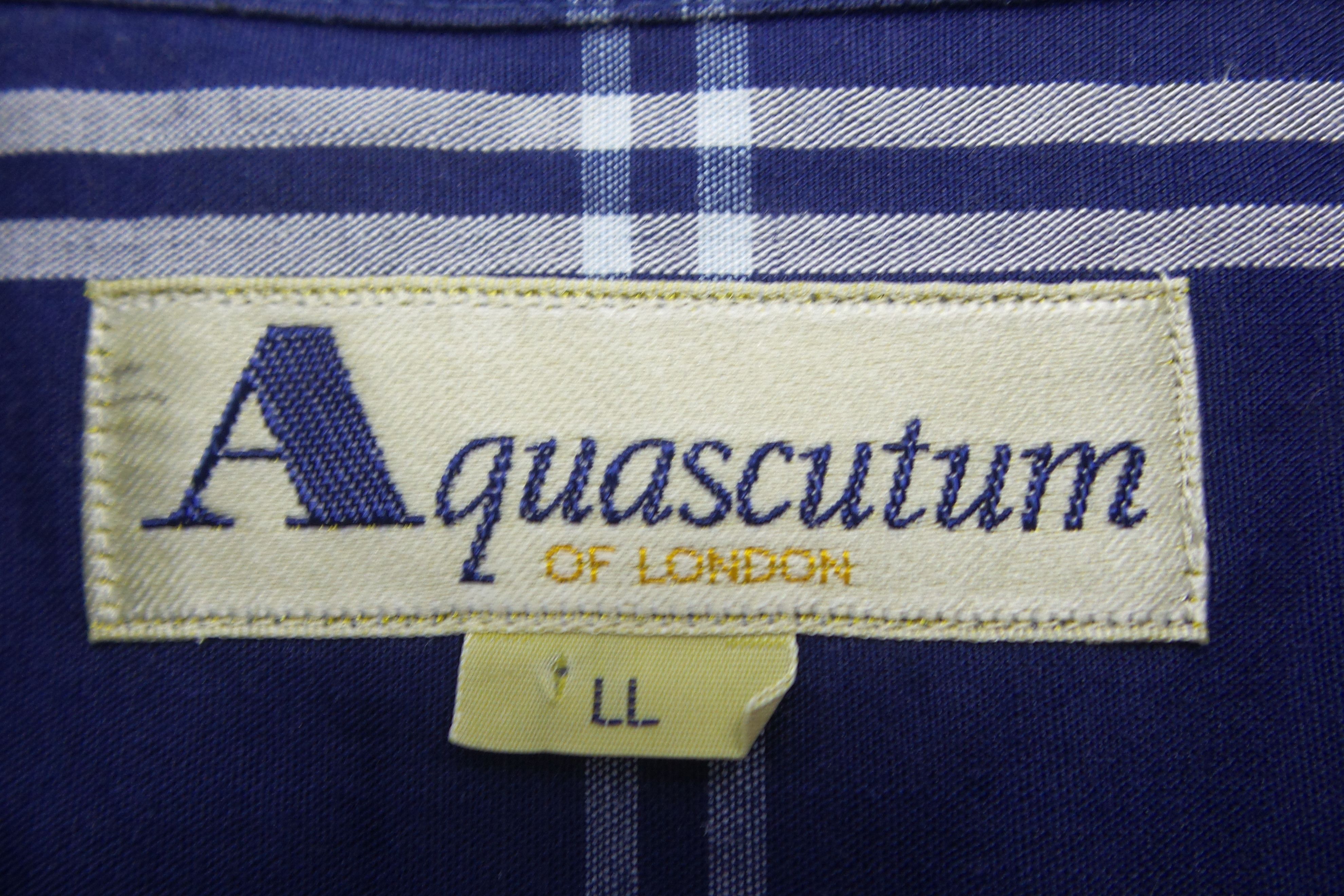 Aquascutum Aquascutum Single Pocket Checks Design Shirts Size US XL / EU 56 / 4 - 3 Thumbnail