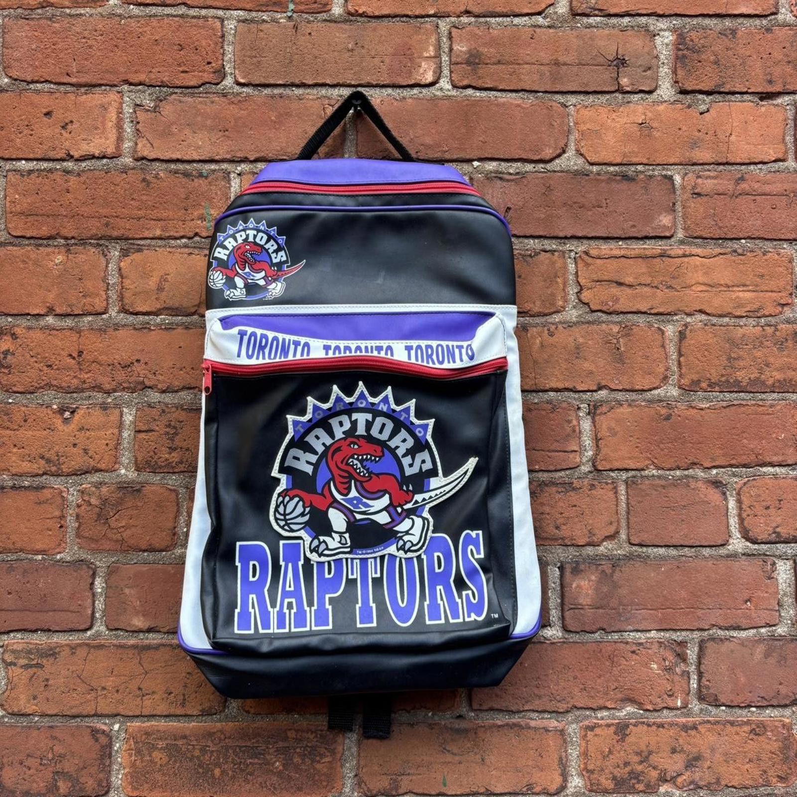 Other Vintage Toronto raptors leather backpack 1994 OS Size ONE SIZE - 1 Thumbnail