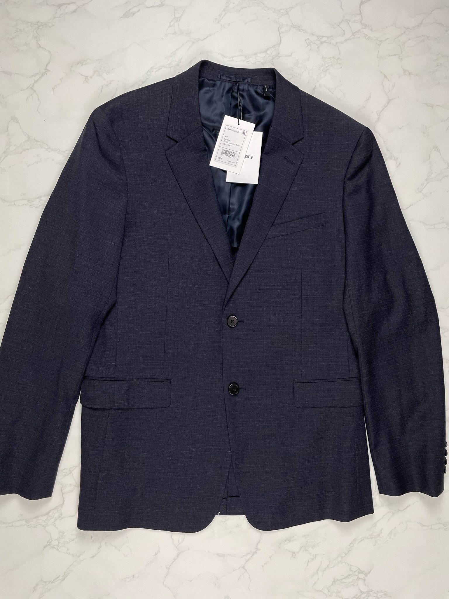 Theory 🔥70% OFF🔥 [SALE] Theory Gansevoort Eclipse Blazer Suit Size 42R - 10 Thumbnail