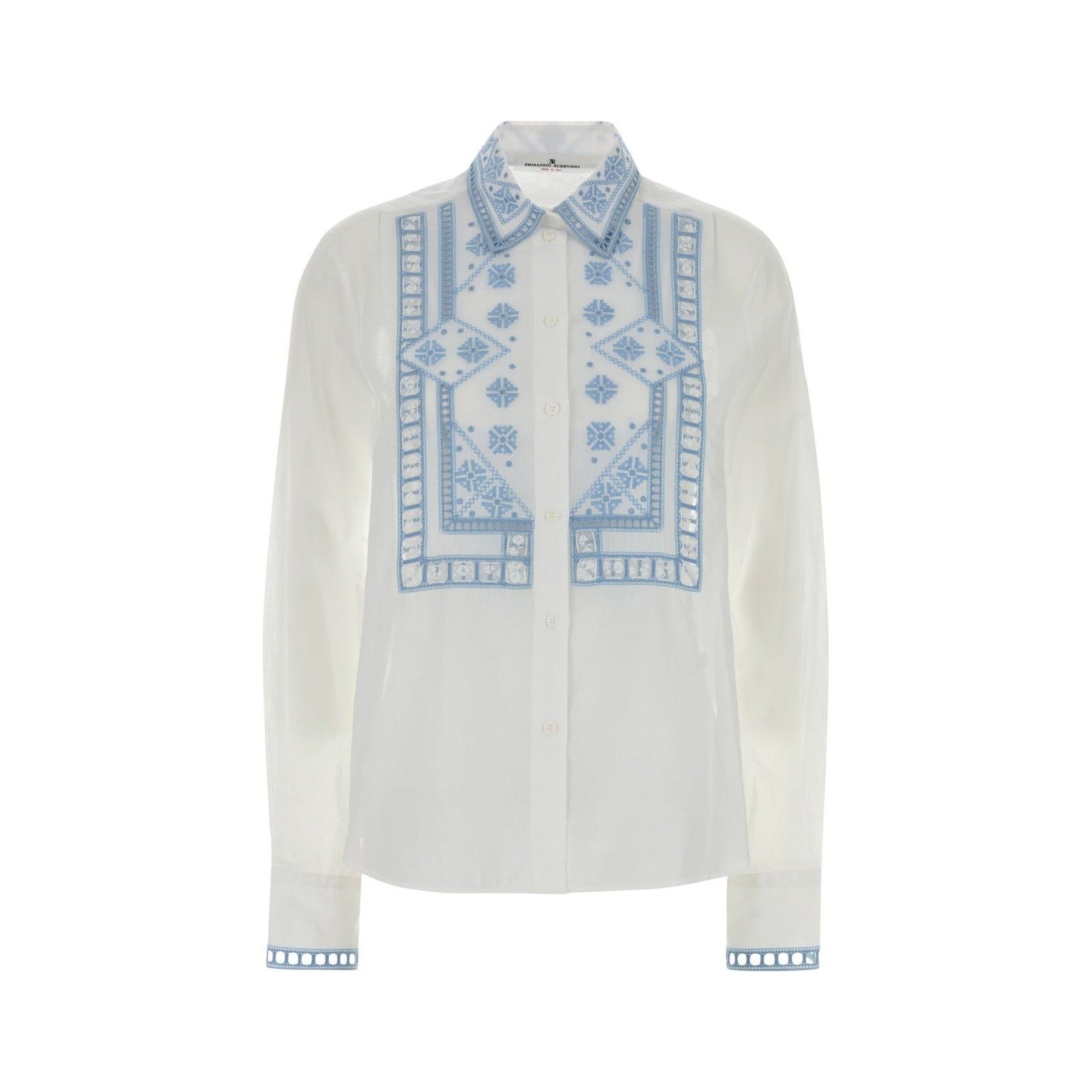 ERMANNO SCERVINO White Cotton Shirt New & Authentic (Women's
