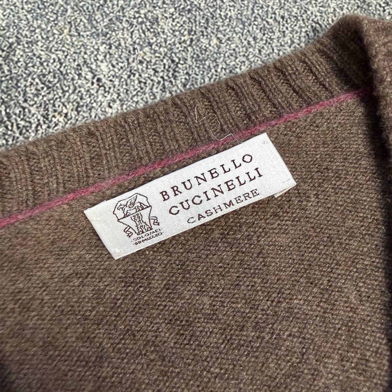 Brunello Cucinelli Brunello Cucinelli Sweater 100% Cashmere Size US L / EU 52-54 / 3 - 3 Thumbnail