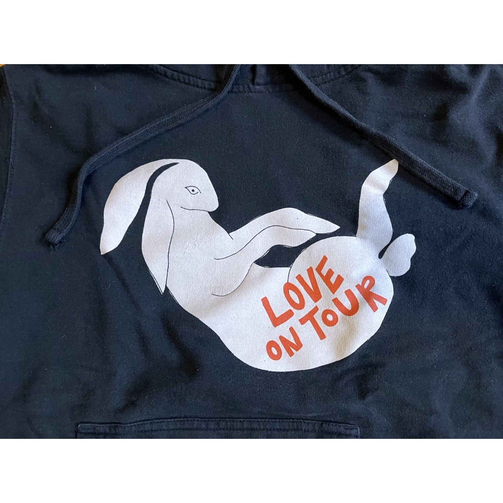Vintage Harry Styles Love On Tour Hoodie Women’s Small Black Pullover Hooded Pockets Logo Art Bohemian Hipster Love Music Vintage: No Size S / US 4 / IT 40 - 3 Thumbnail