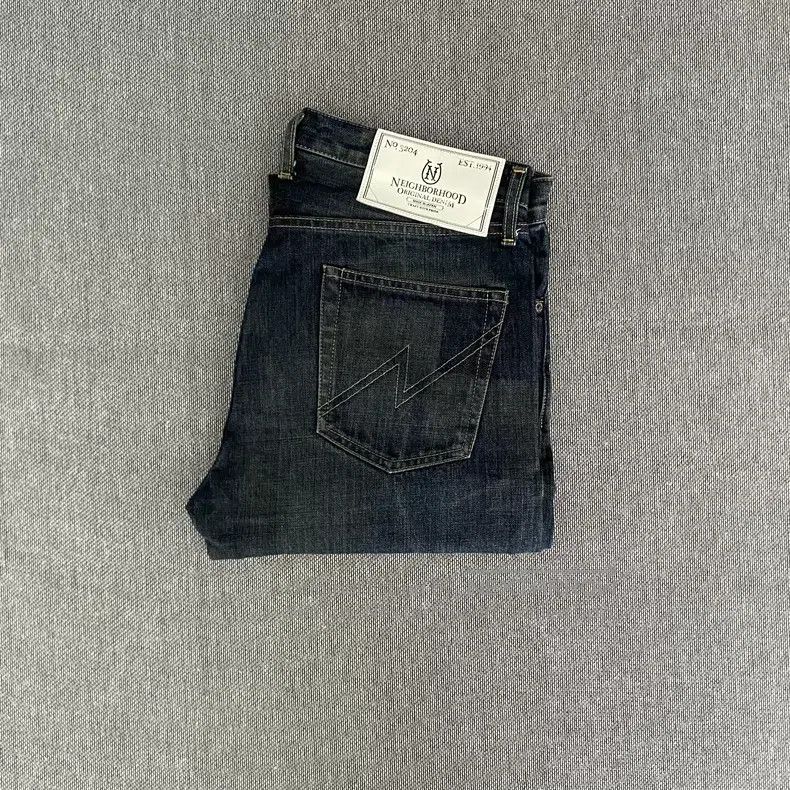 Neighborhood Neighborhood size L Basic Washed Denim Jeans Size US 27 - 1 Thumbnail