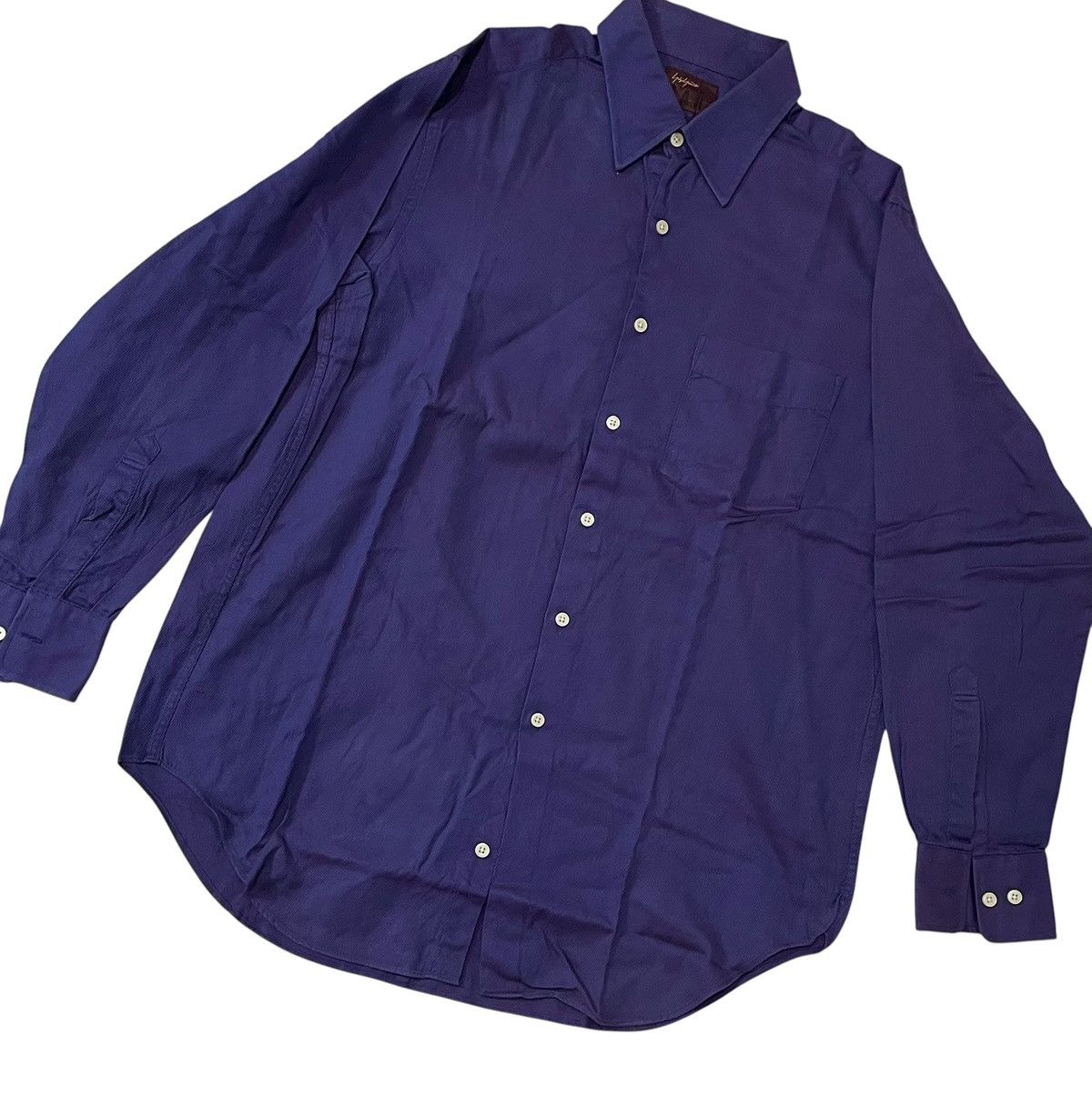 Yohji Yamamoto Yohji yamamoto A.A.R iridescent purple button up shirt Size US L / EU 52-54 / 3 - 2 Thumbnail