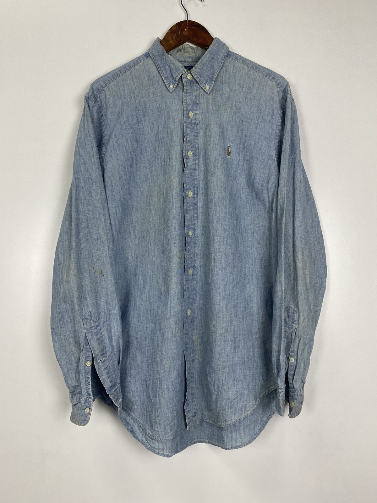 Polo Ralph Lauren × Ralph Lauren × Vintage Vintage Ralph Lauren button up denim Size US L / EU 52-54 / 3 - 7 Thumbnail