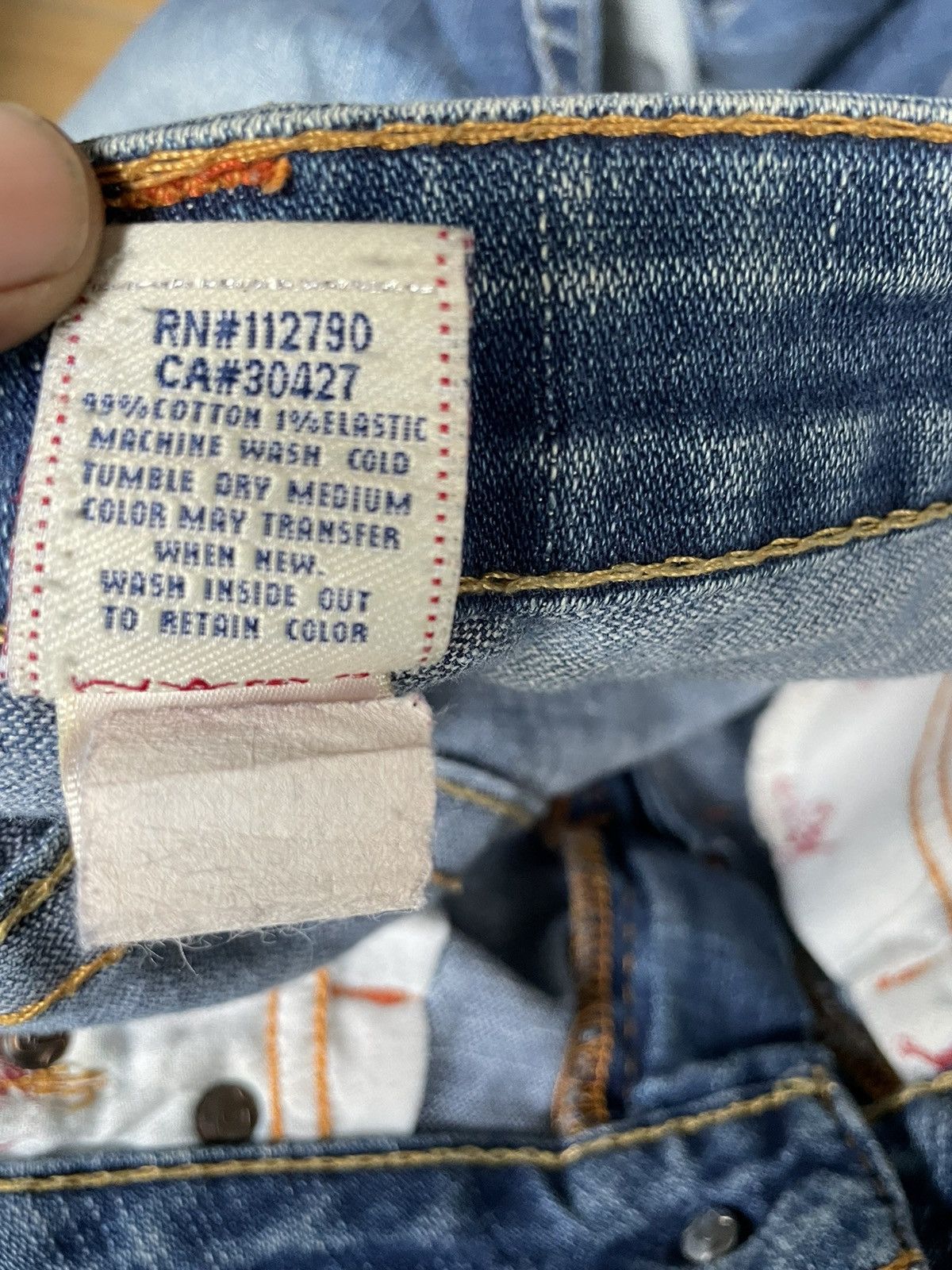True Religion Vintage Y2K True Religion Flare Denim Jeans Size 31" - 22 Thumbnail