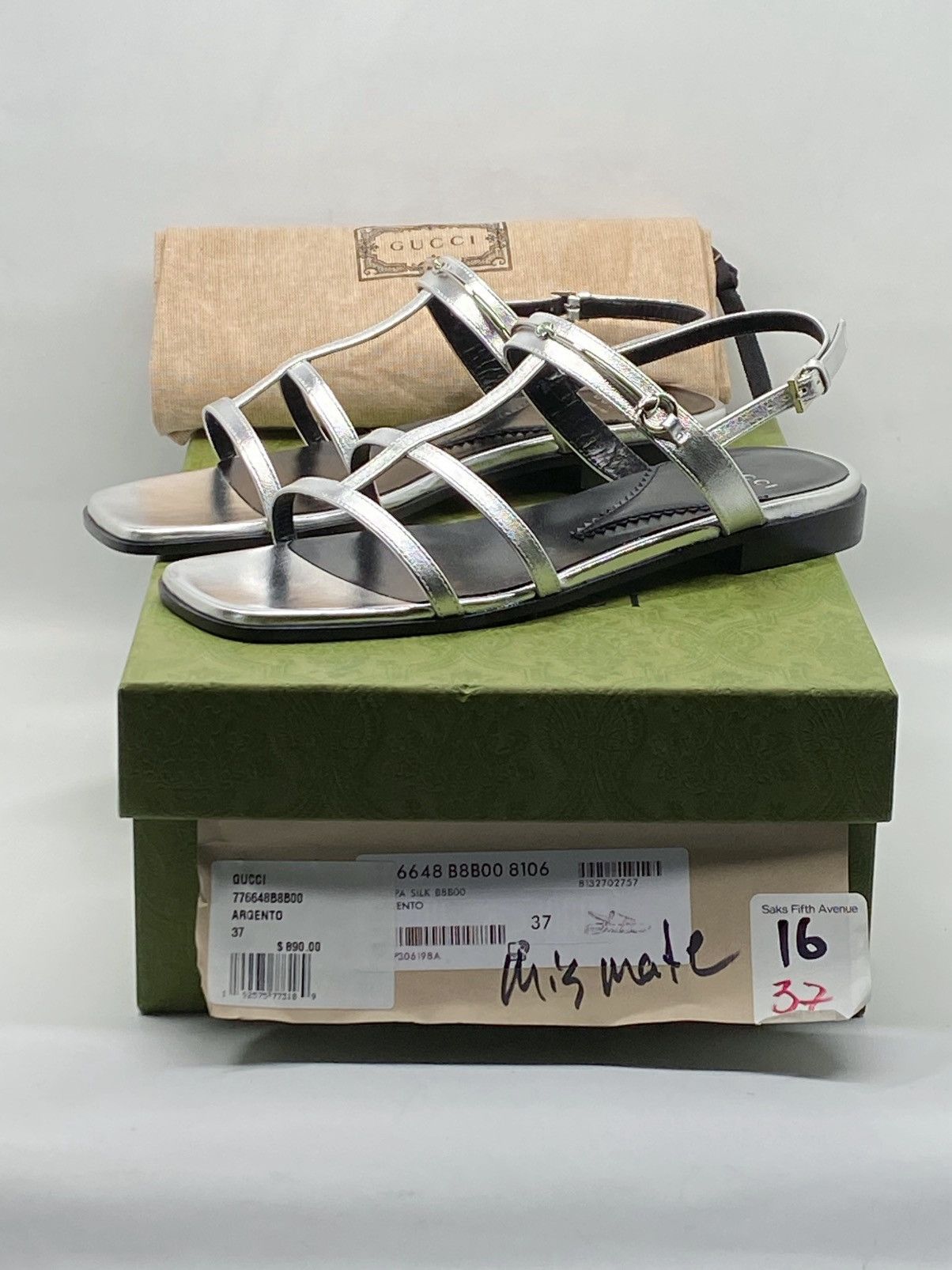 Gucci Gucci Horsebit-detail sandals Size US 7 / IT 37 - 11 Thumbnail