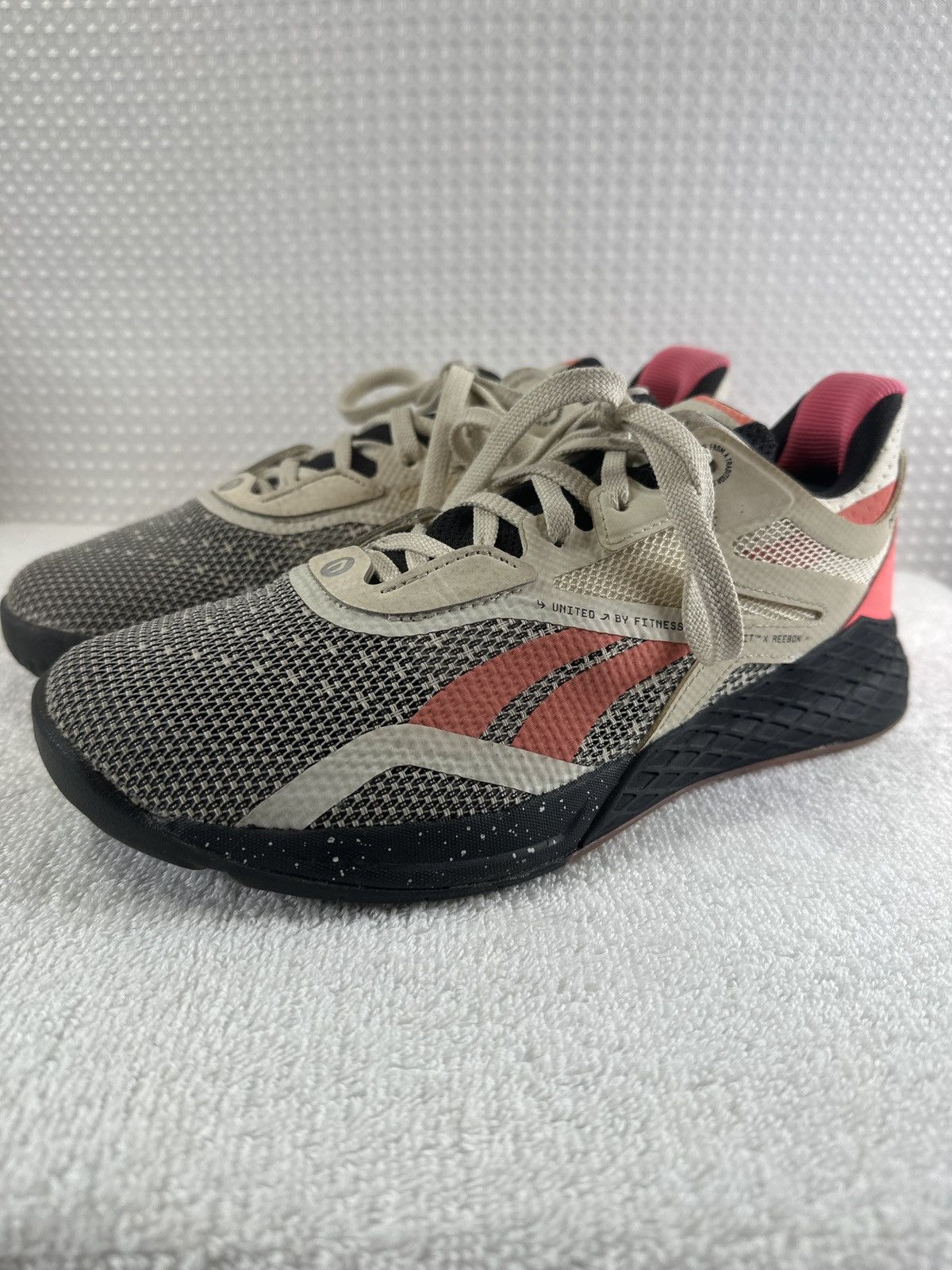 Reebok Reebok NANO X WIT 'ALABASTER PUNCH PINK' Shoes Size US 6.5 / EU 39-40 - 2 Thumbnail