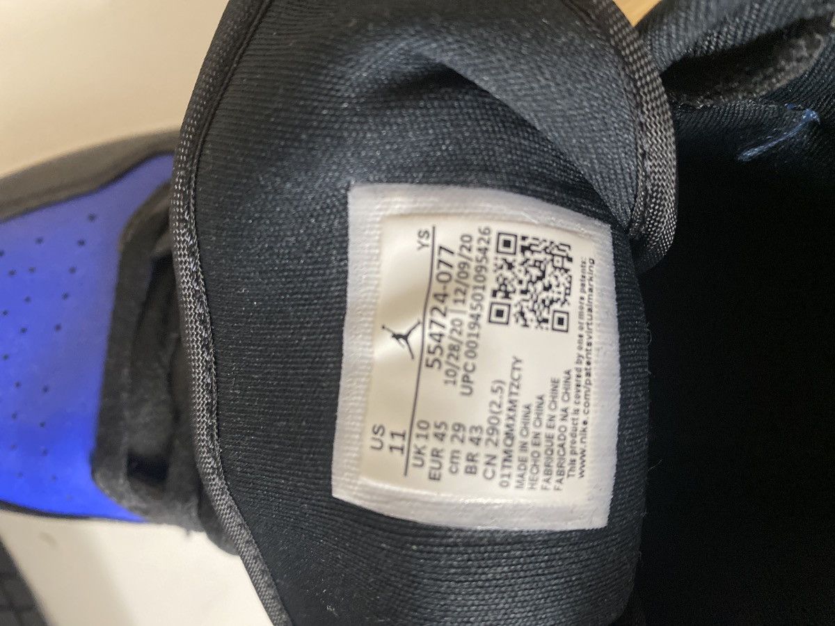 Jordan Brand Jordan 1 Mid Hyper Royal Size US 11 / EU 44 - 6 Thumbnail