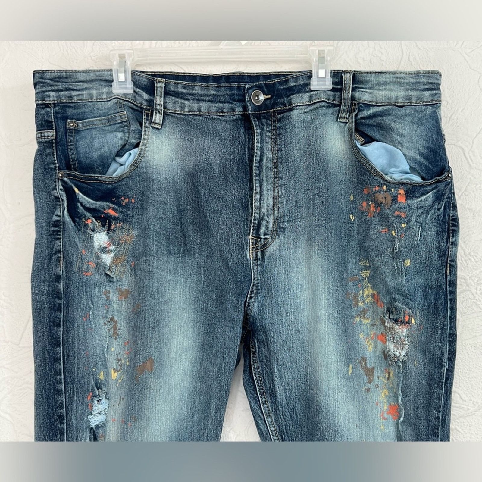 Southpole Southpole Jeans Mens Stretch Size 46x32 Denim Skater Size US 44 / EU 60 - 4 Thumbnail