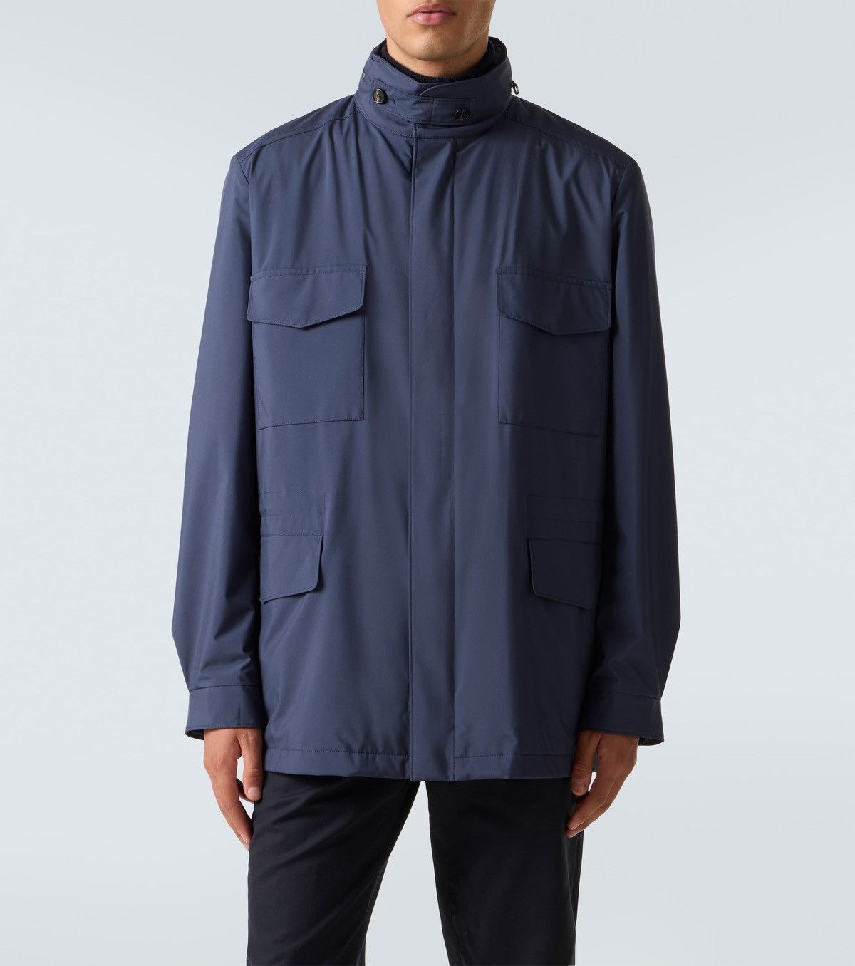 Loro Piana Loro Piana Navy Traveler Windmate Jacket Meb Size US L / EU 52-54 / 3 - 4 Thumbnail