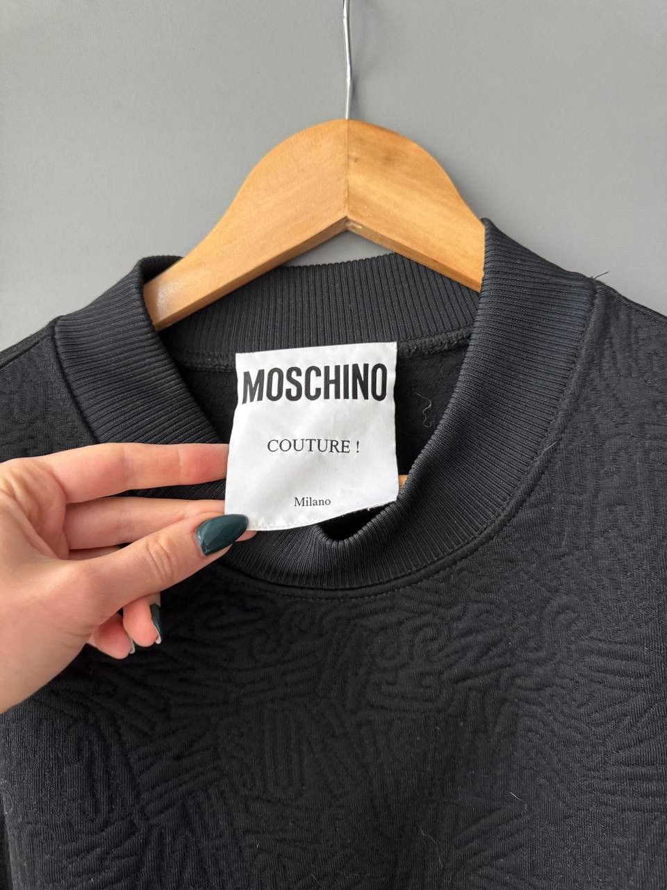 Designer × Moschino Moschino Couture Milano Suit Sweatshirt/Skirt Size XS / US 0-2 / IT 36-38 - 4 Thumbnail