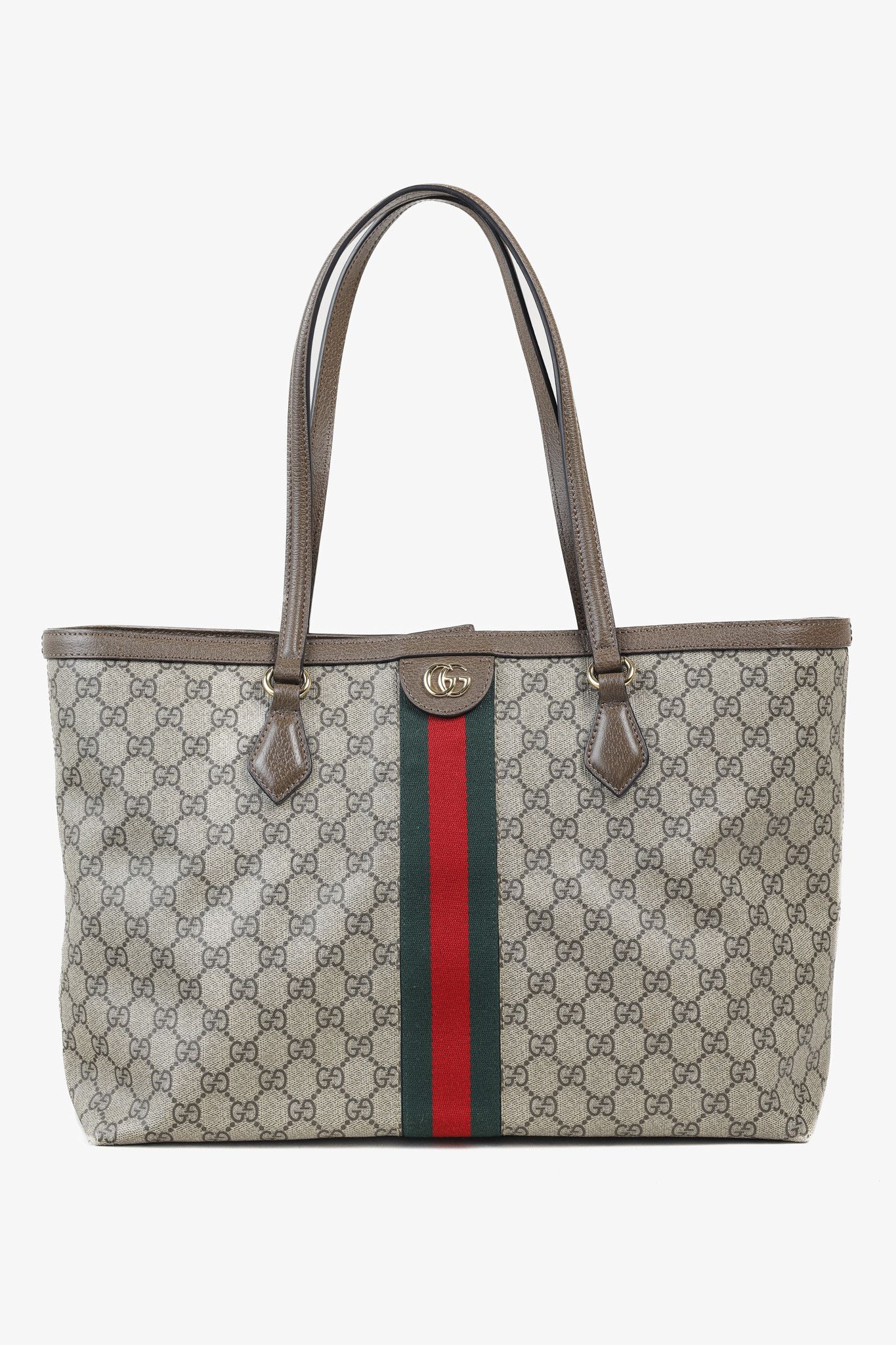Gucci Gucci Ophidia Medium GG Supreme Canvas Tote Bag Size ONE SIZE - 1 Thumbnail