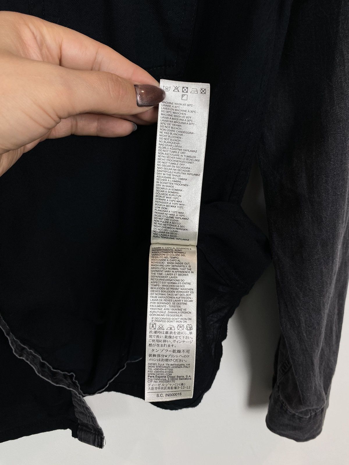 Diesel × Vintage Vintage Diesel Industry Shirt like Japanese Hype Y2K Size US M / EU 48-50 / 2 - 9 Thumbnail
