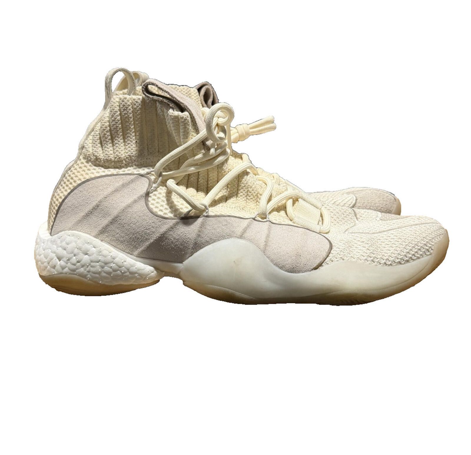 Adidas Size 12.5 - Adidas Crazy BYW X Cream White Size US 12.5 / EU 45-46 - 3 Thumbnail