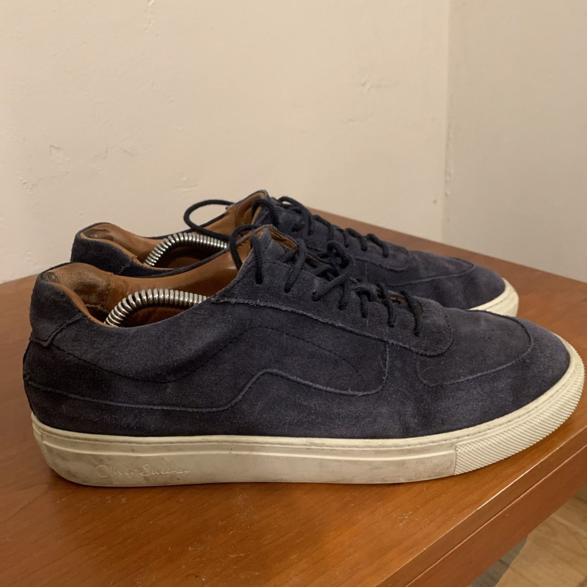 Oliver Sweeney Oliver Sweeney Blue Suede Sneakers UK7/US8 Made In Italy Size US 8 / EU 41 - 6 Thumbnail