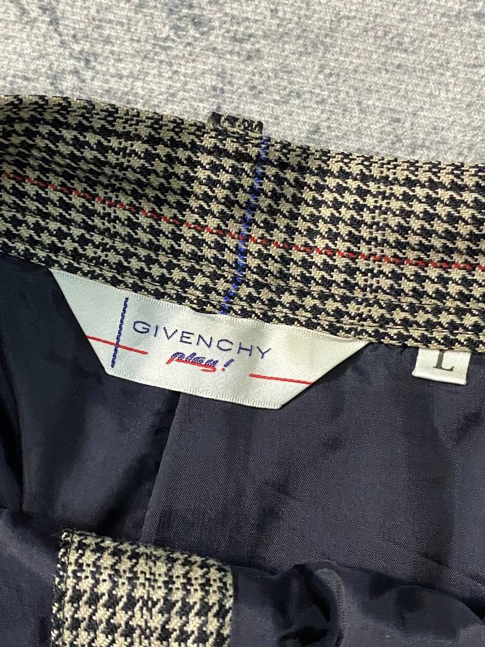 Givenchy × Vintage Vintage Givenchy Play Houndstooth High Waist Wide Leg Short Size 28" / US 6 / IT 42 - 9 Thumbnail