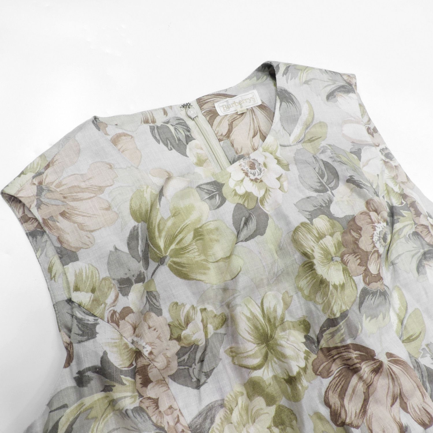 Burberry BURBERRY’S FLORAL PATTERN SLEEVELESS MINI DRESS Size M / US 6-8 / IT 42-44 - 8 Thumbnail