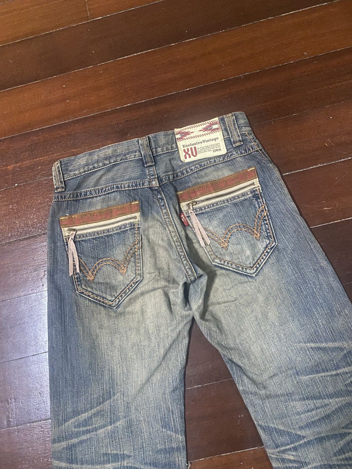 Edwin Edwin exclusive vintage mud wash flare rusty distressed Size US 33 - 16 Thumbnail