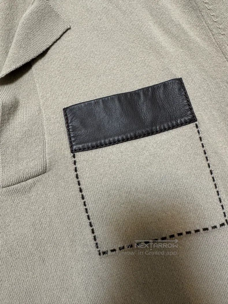 Hermes Hermes Shortsleeve, 100% wool, unisex, leather pockets. Size US S / EU 44-46 / 1 - 7 Thumbnail