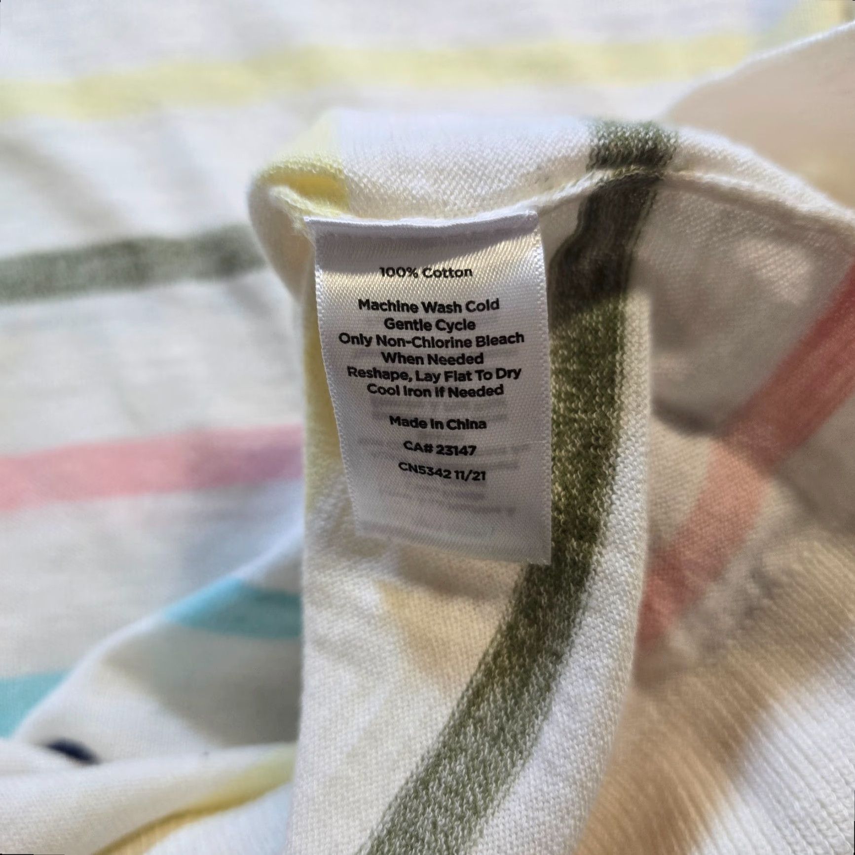 Talbots Talbots Sweater Women Size S White Pink Stripe Rainbow Casual Capsule Career Size S / US 4 / IT 40 - 7 Thumbnail