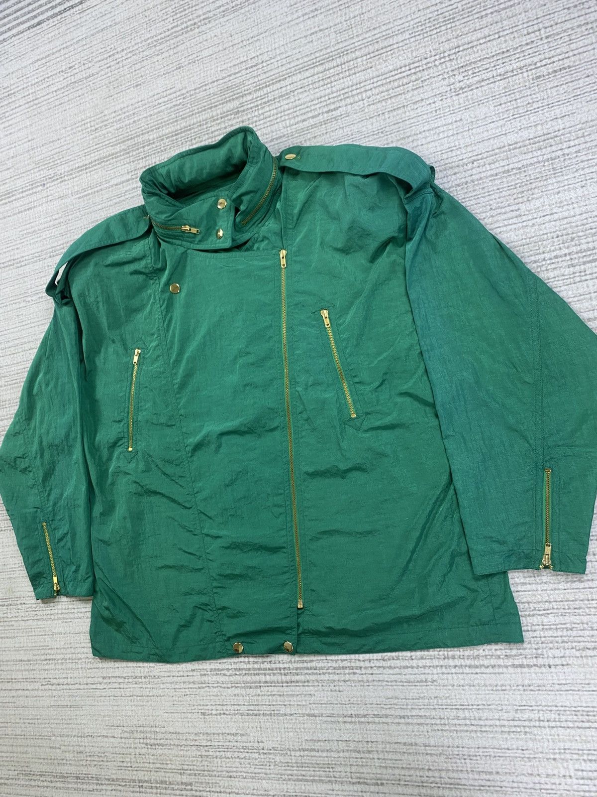 Designer × Jean Charles De Castelbajac × Vintage Vintage Jean-Charles de Castelbajac Rare Design Green Jacket Size US L / EU 52-54 / 3 - 4 Thumbnail