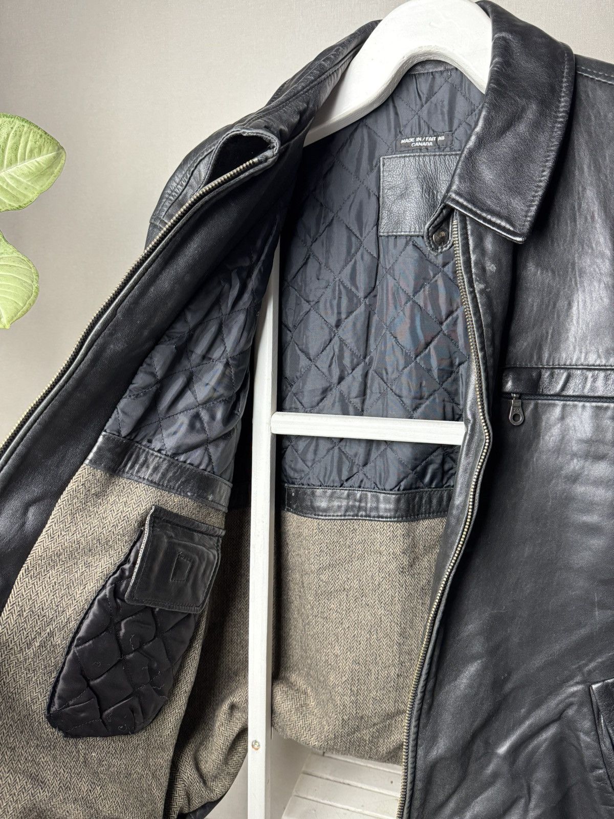 Genuine Leather Rockport 80s 90s Vintage Baggy Detroit Leather Jacket Size US M / EU 48-50 / 2 - 3 Thumbnail
