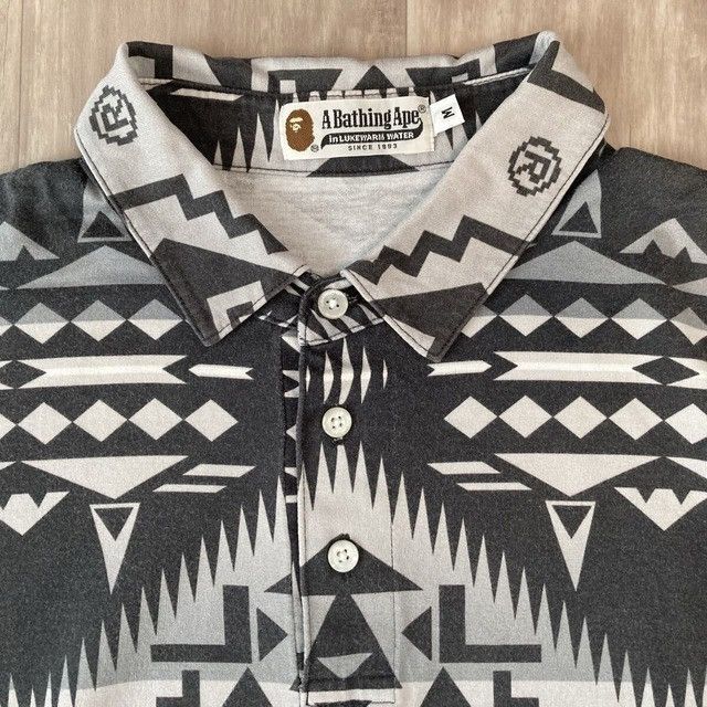 Bape BAPE NATIVE Polo Shirt a bathing ape NIGO Size US M / EU 48-50 / 2 - 4 Thumbnail