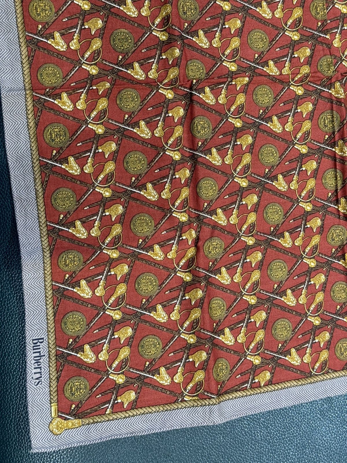 Burberry × Givenchy × Versace Vintage Scarf (100% cotton) Size ONE SIZE - 23 Thumbnail